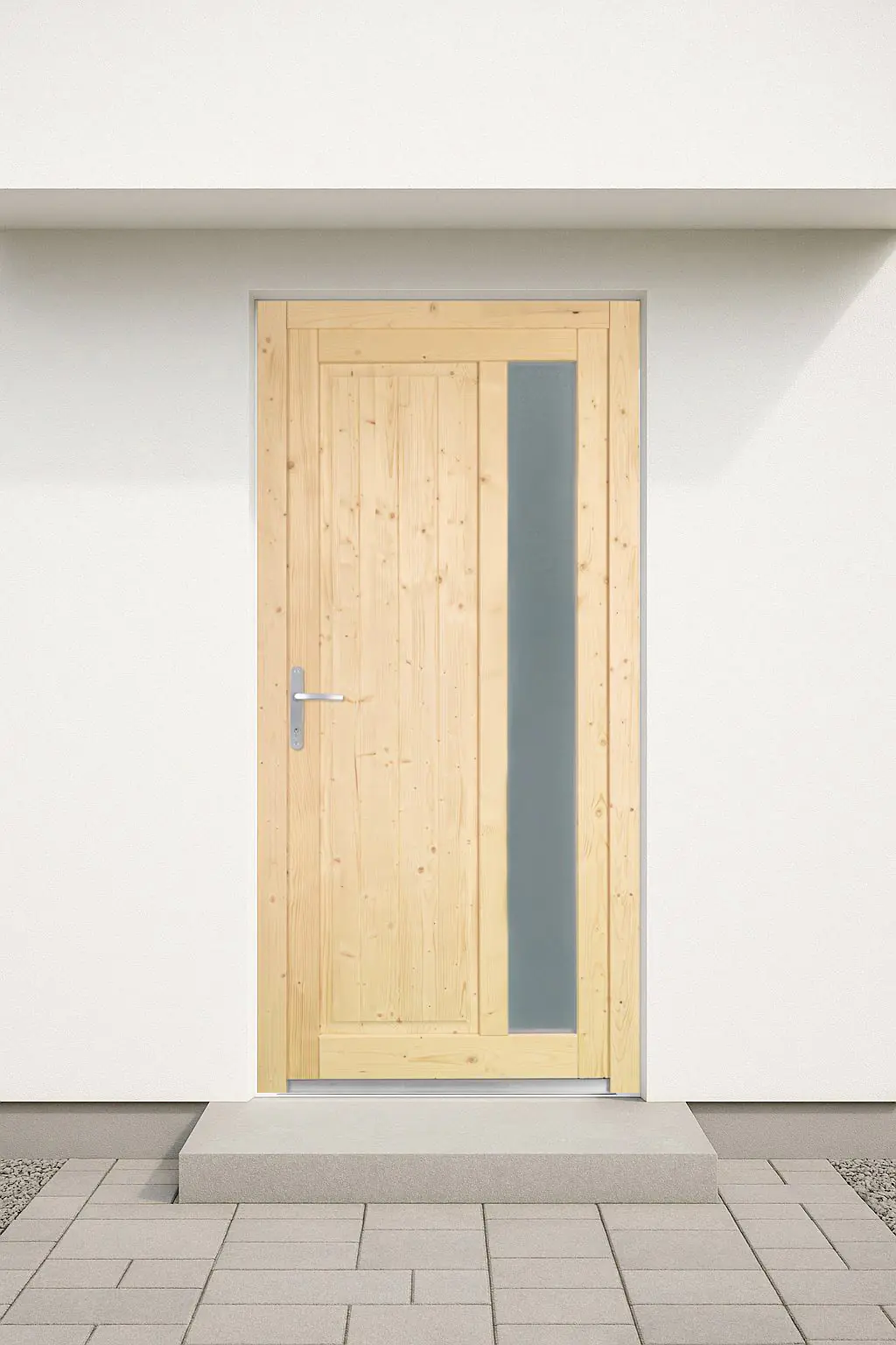 Panto Nebeneingangstür Holz 511 88 x 198 cm DIN links