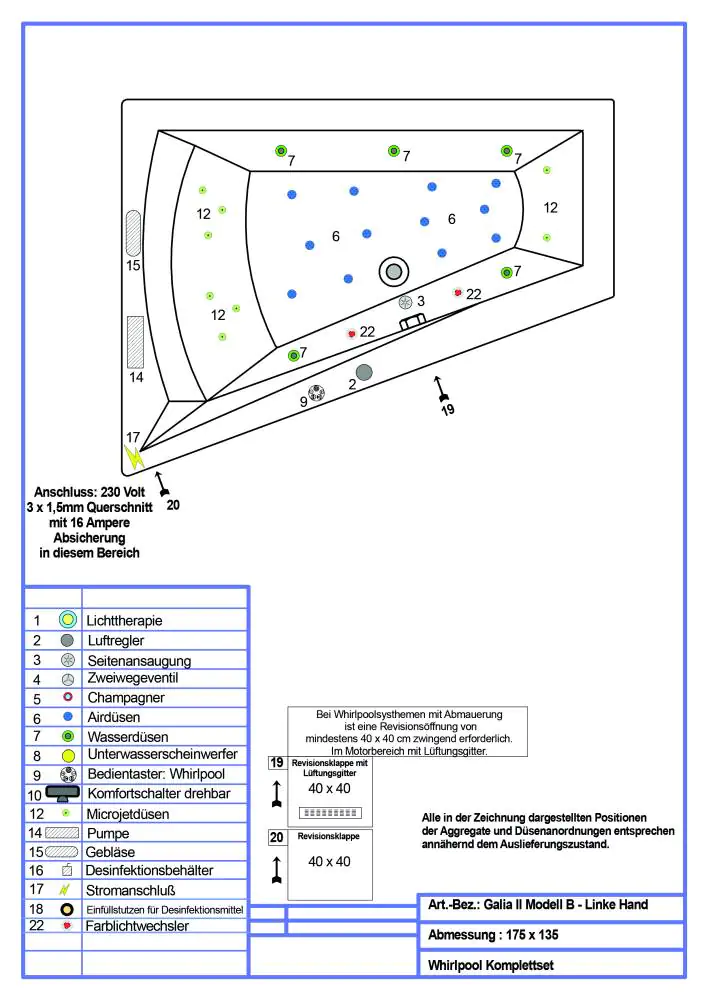 Ottofond Whirlpool-Komplettset Galia II 175 cm, weiß Ottofond Whirlpool-Komplettset Galia II 175 cm, weiß