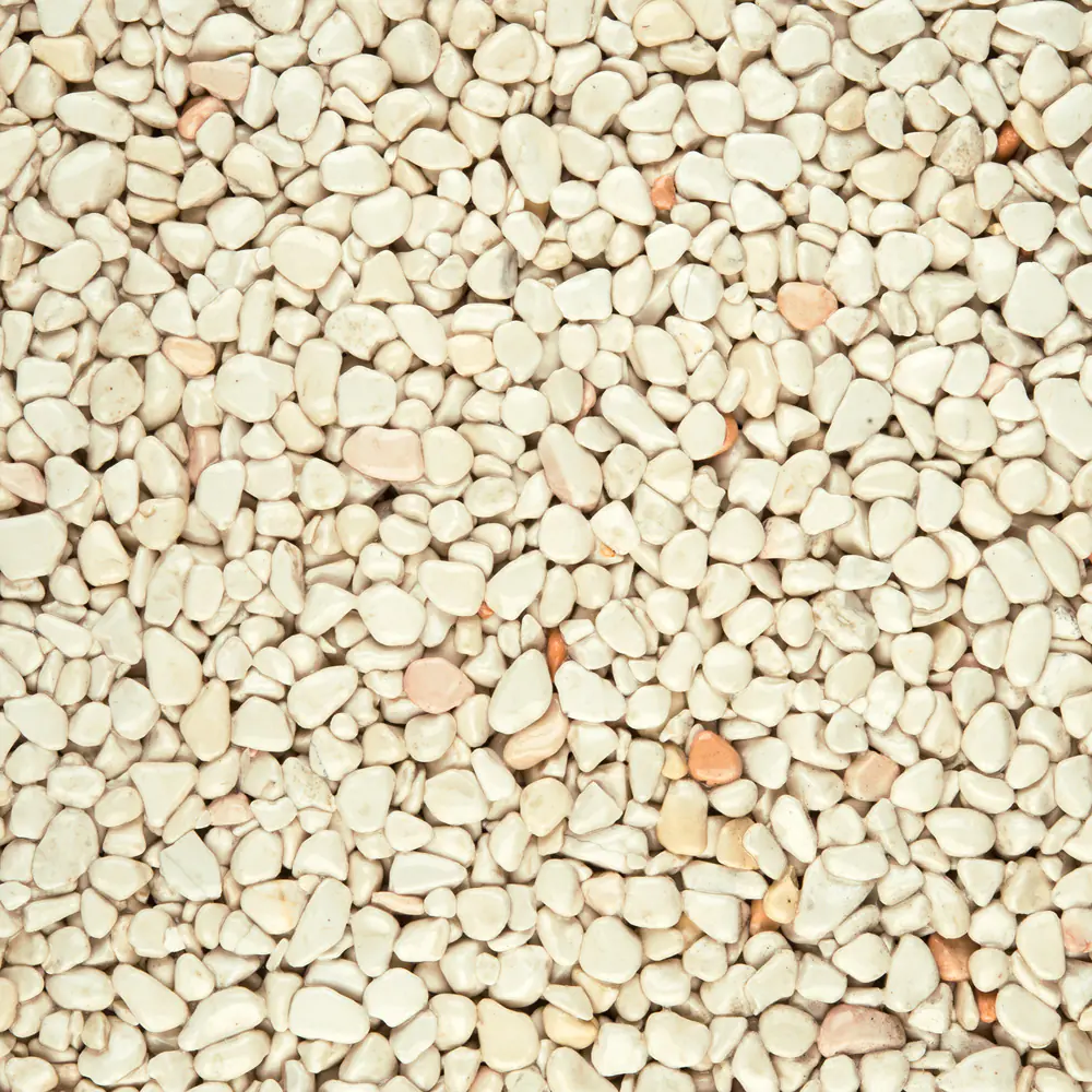 RAVELLO Steinteppich Boden Outdoor Körnung Gross Farbe beige 26 kg Set