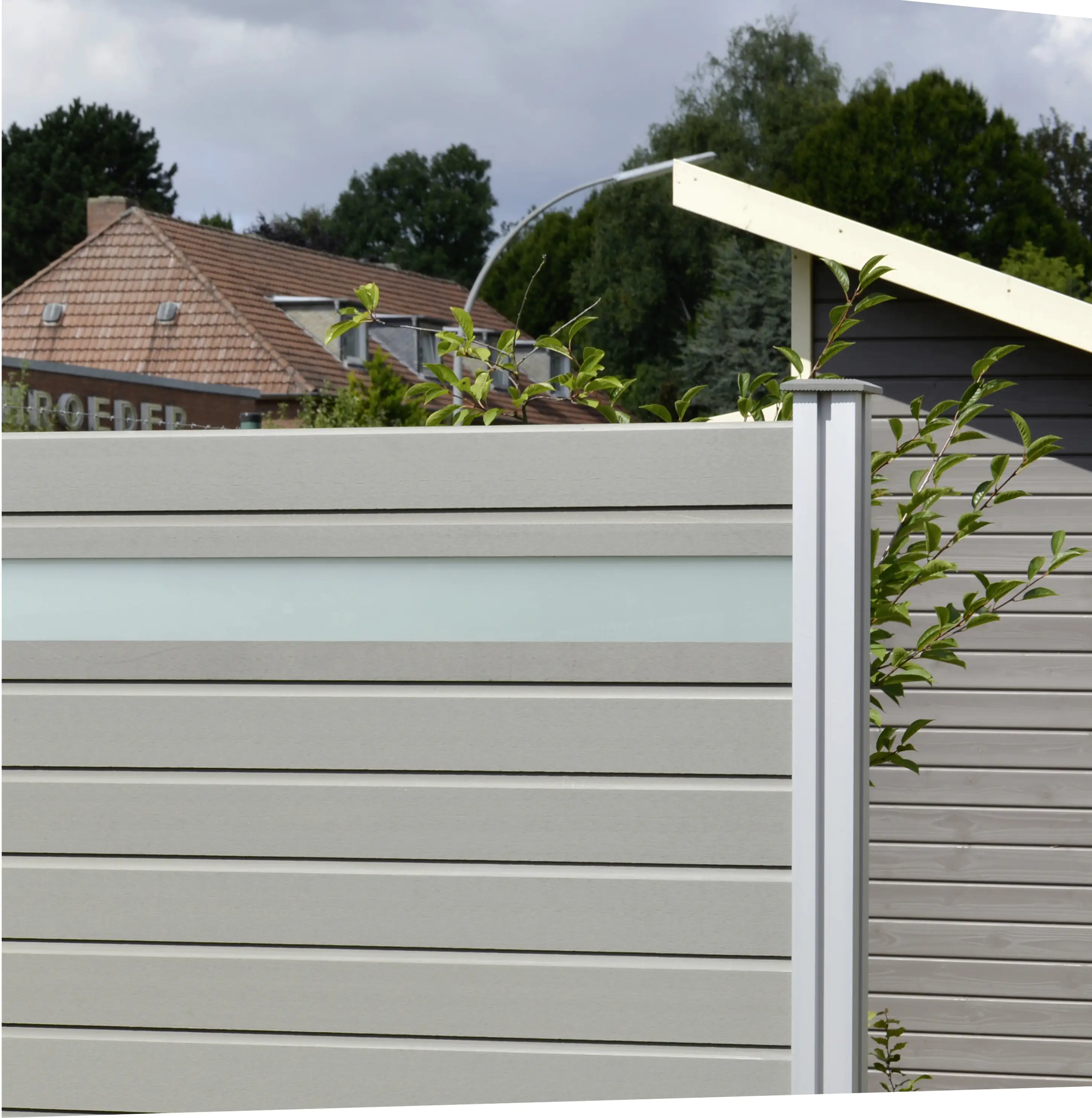 Osmo Sichtblende Multi-Fence Creativprofil GLAS Hellgrau - 183x15,2 cm