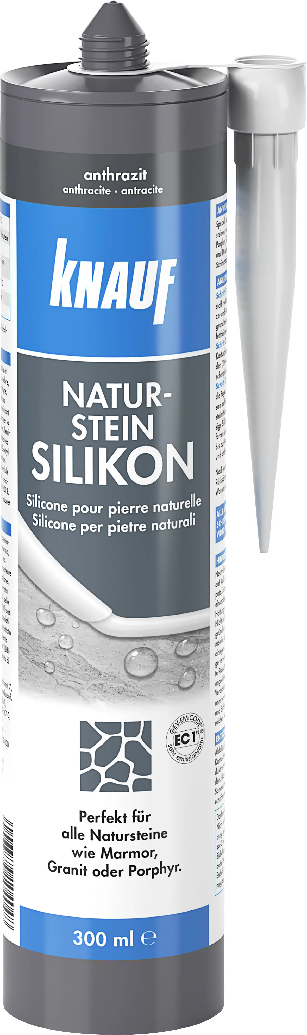 Knauf Naturstein Silikon anthrazit 300 ml