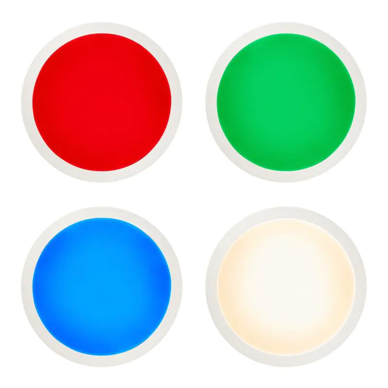 Brilliant LED Deckenleuchte Abie weiß Ø 60 cm ww-kw, mit Fernbedienung