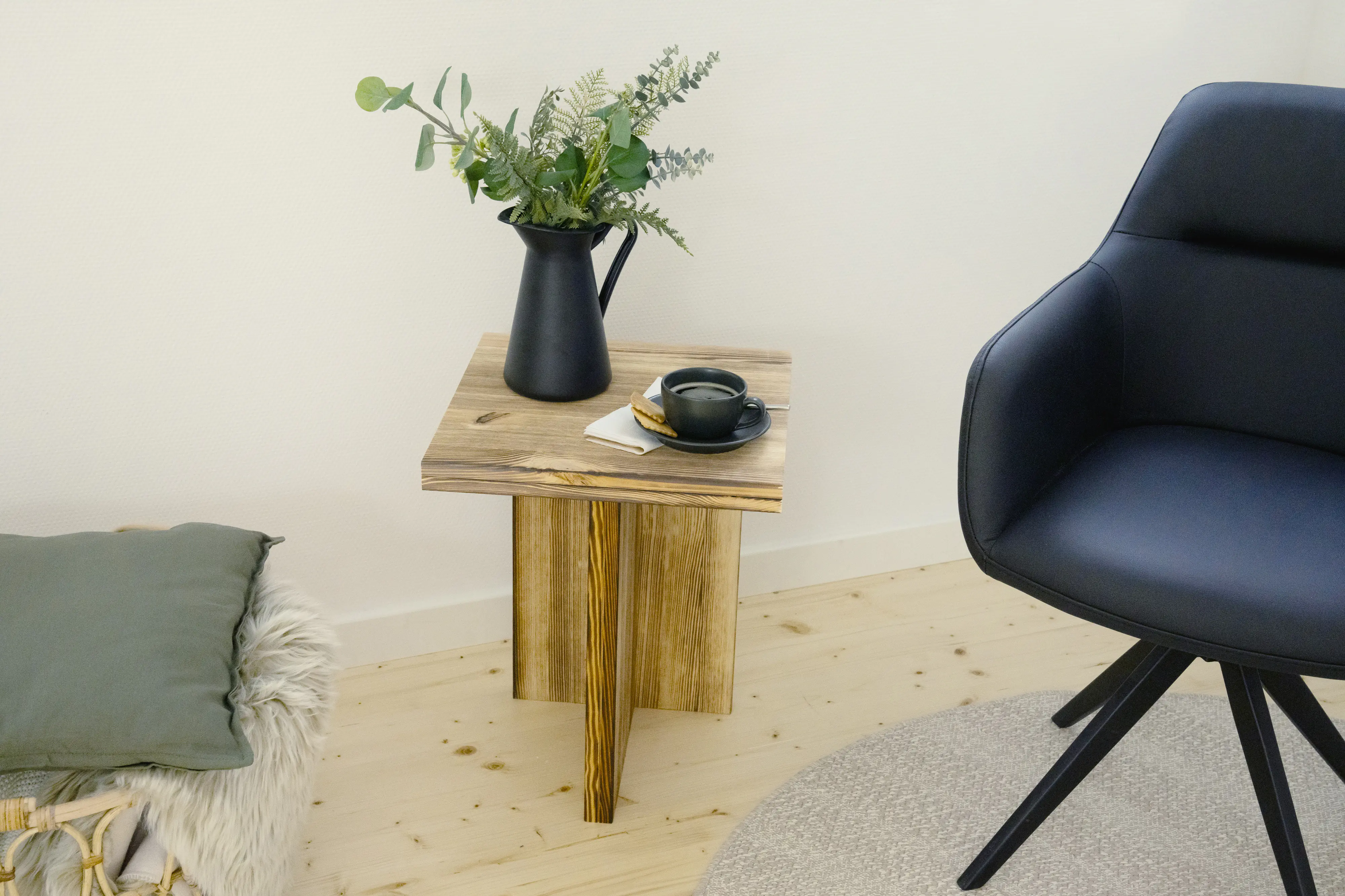 Rettenmeier Leimholzplatte Kiefer geflammt 200 x 20 x 1,8 cm