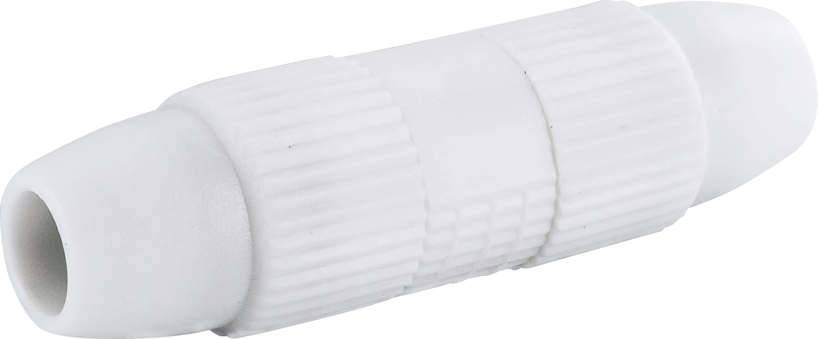 Schwaiger Koaxial Kabelverbinder KVB36 532 weiß, Innenleiter steckbar, 1 Stk.