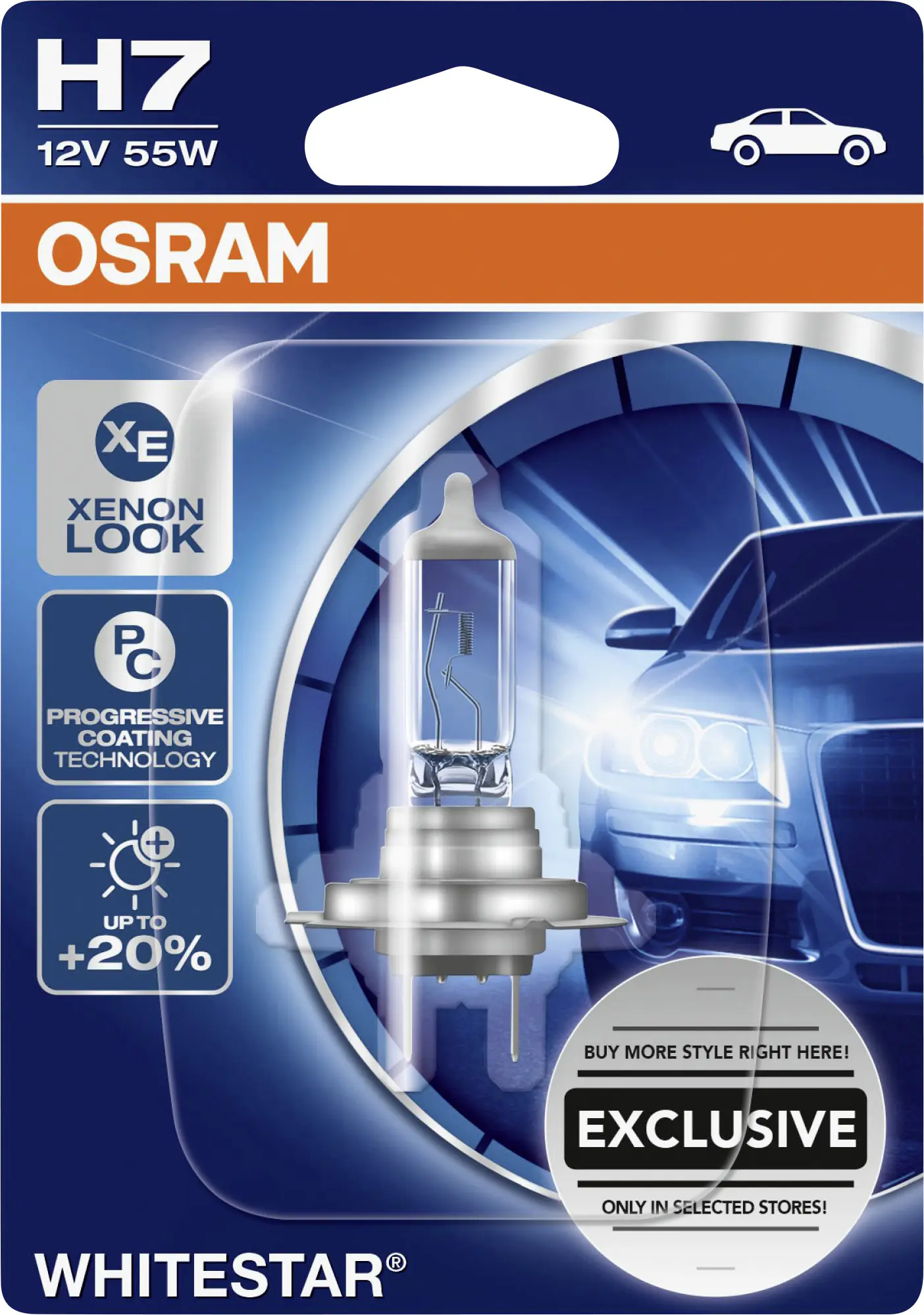 Osram GLL H7 Whitestar 12V 60/55W Osram GLL H7 Whitestar 12V 60/55W