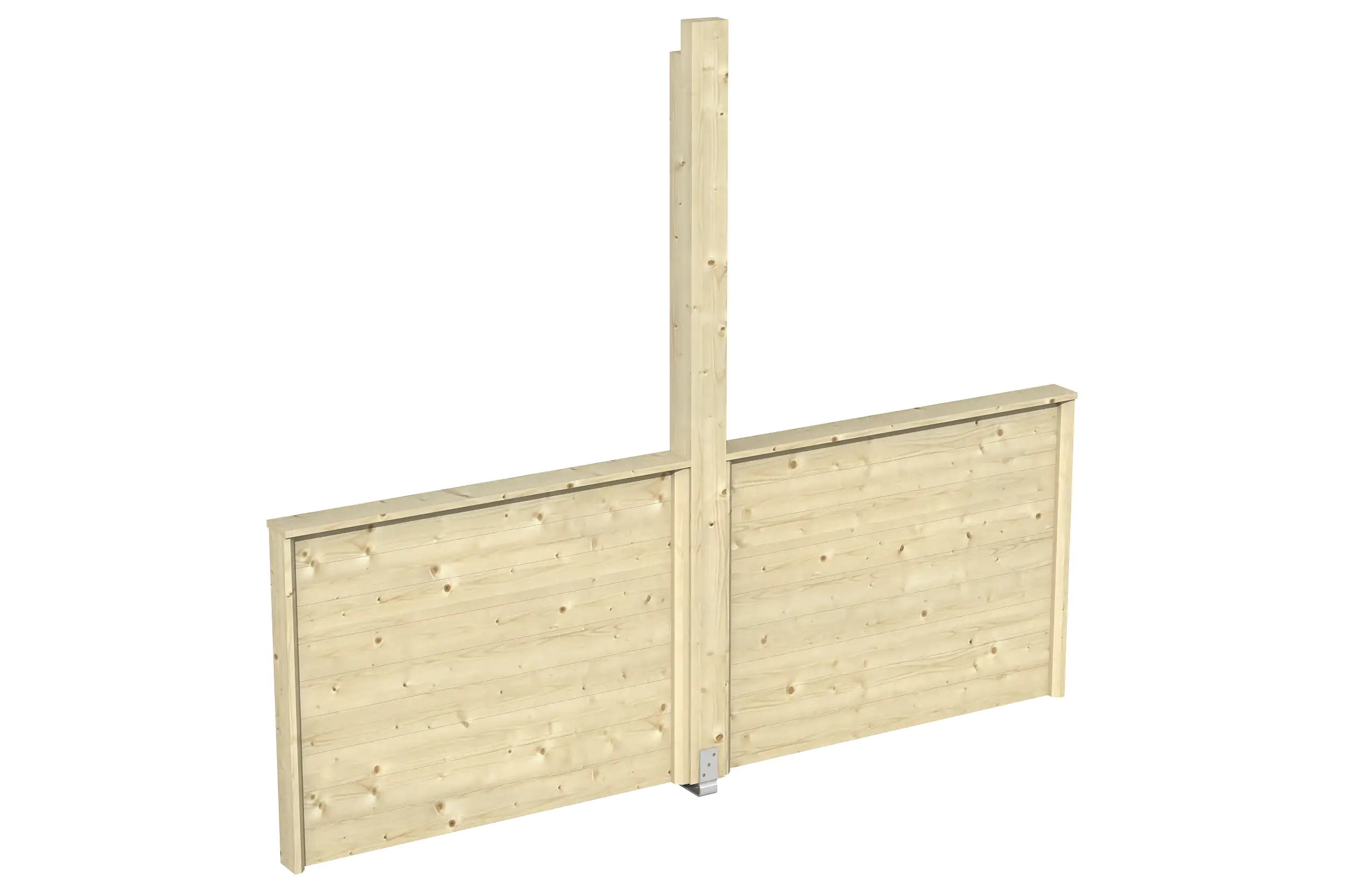 SKAN HOLZ Brüstung für Pavillon Toulouse 270 x 106 cm, natur