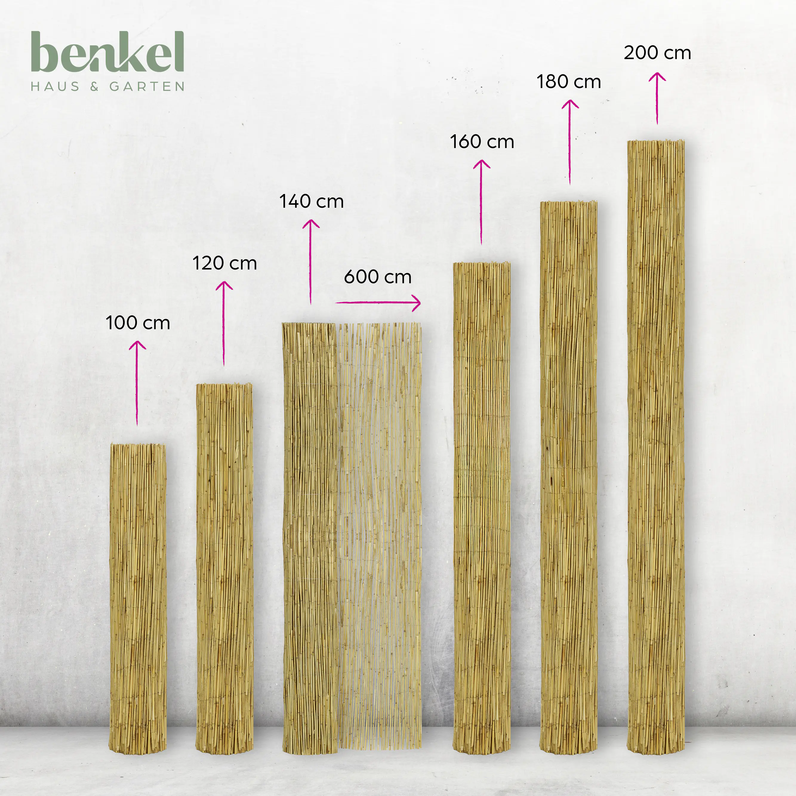 Schilfrohrmatte 6 x 1,4 m