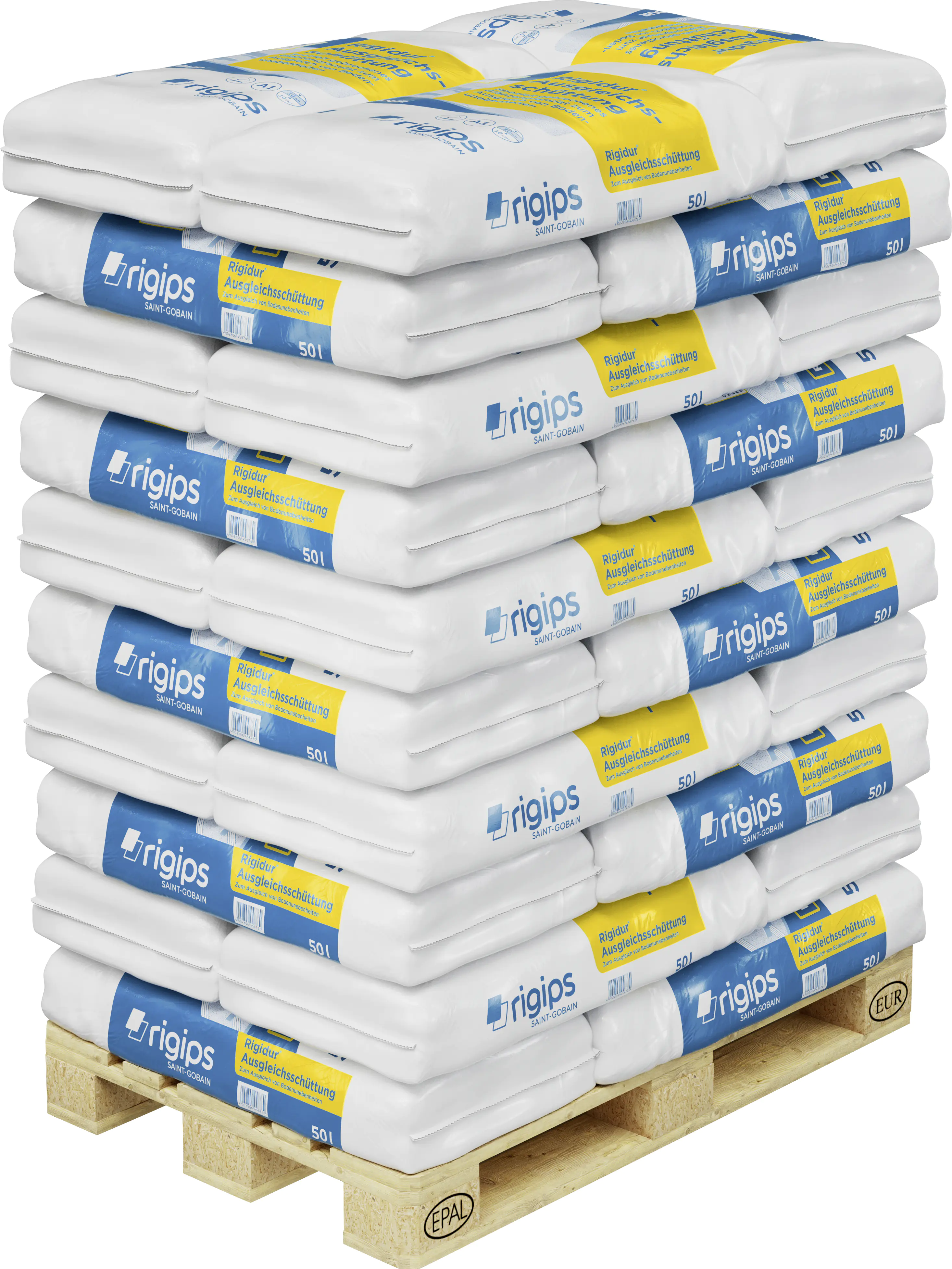 Rigips Rigidur Ausgleichschüttung 50 L 30 St. Palettenabnahme