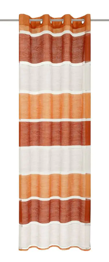 Neusser Collection Ösenschal Blätter orange, 245 x 135 cm