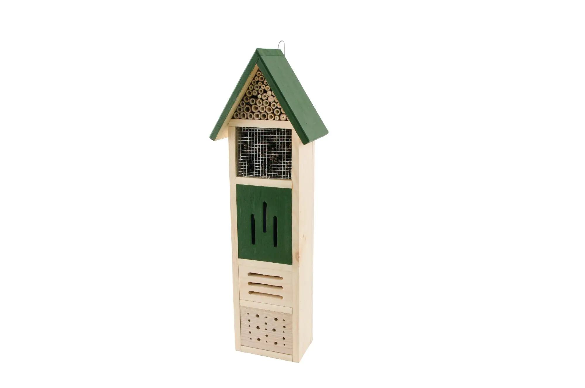 CJ Wildlife Insektenhotel Elba natur/grün 10,5 x 15 x 65 cm CJ Wildlife Insektenhotel Elba natur/grün 10,5 x 15 x 65 cm