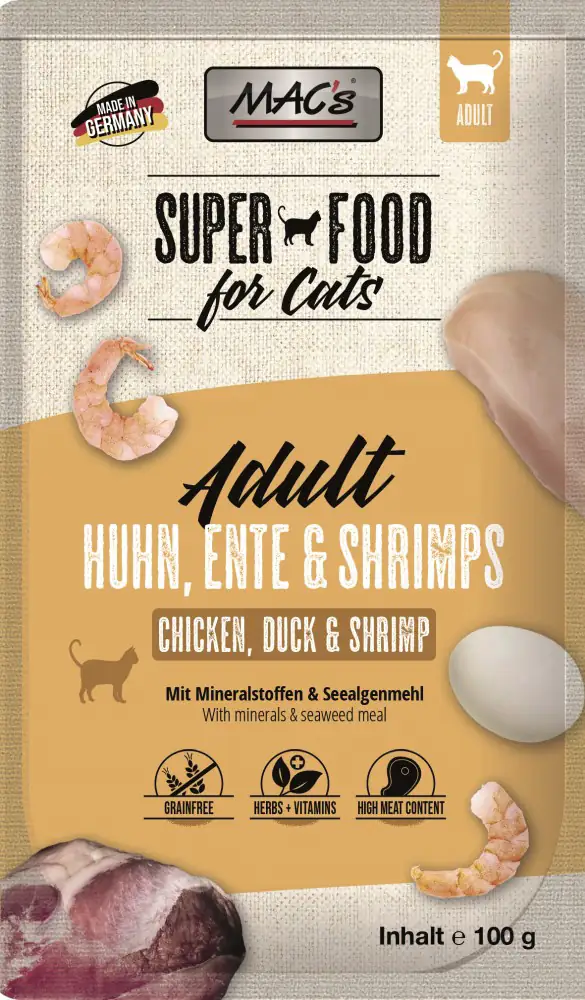 Macs Cat Huhn, Ente & Shrimps 100 g