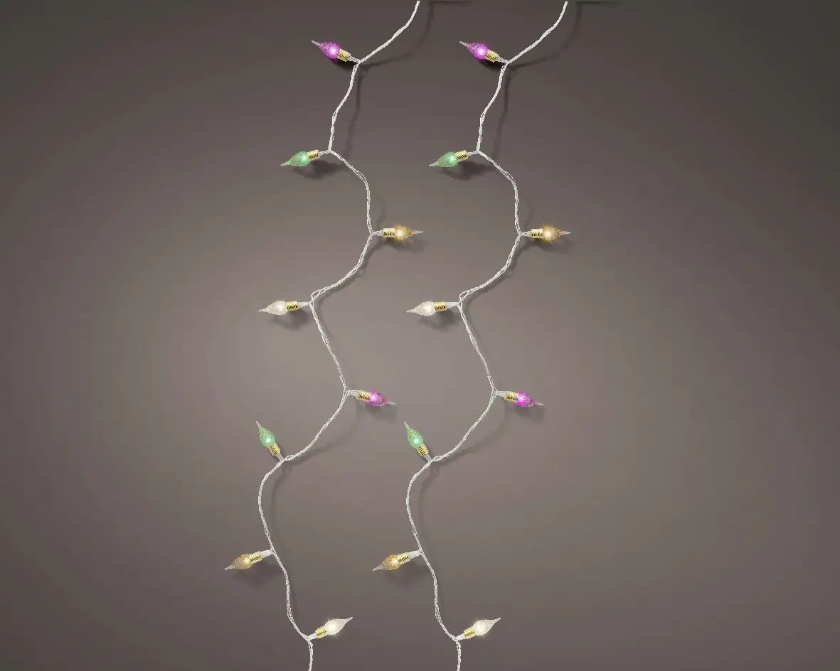 Kaemingk Solar LED-Licherkette Compact 11 m warmweiß