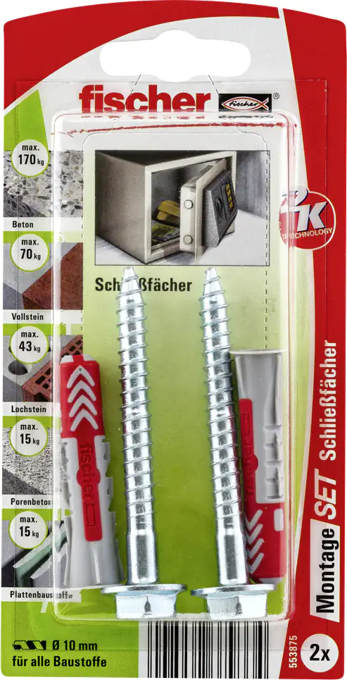 Fischer Montage-Set für Schließfächer