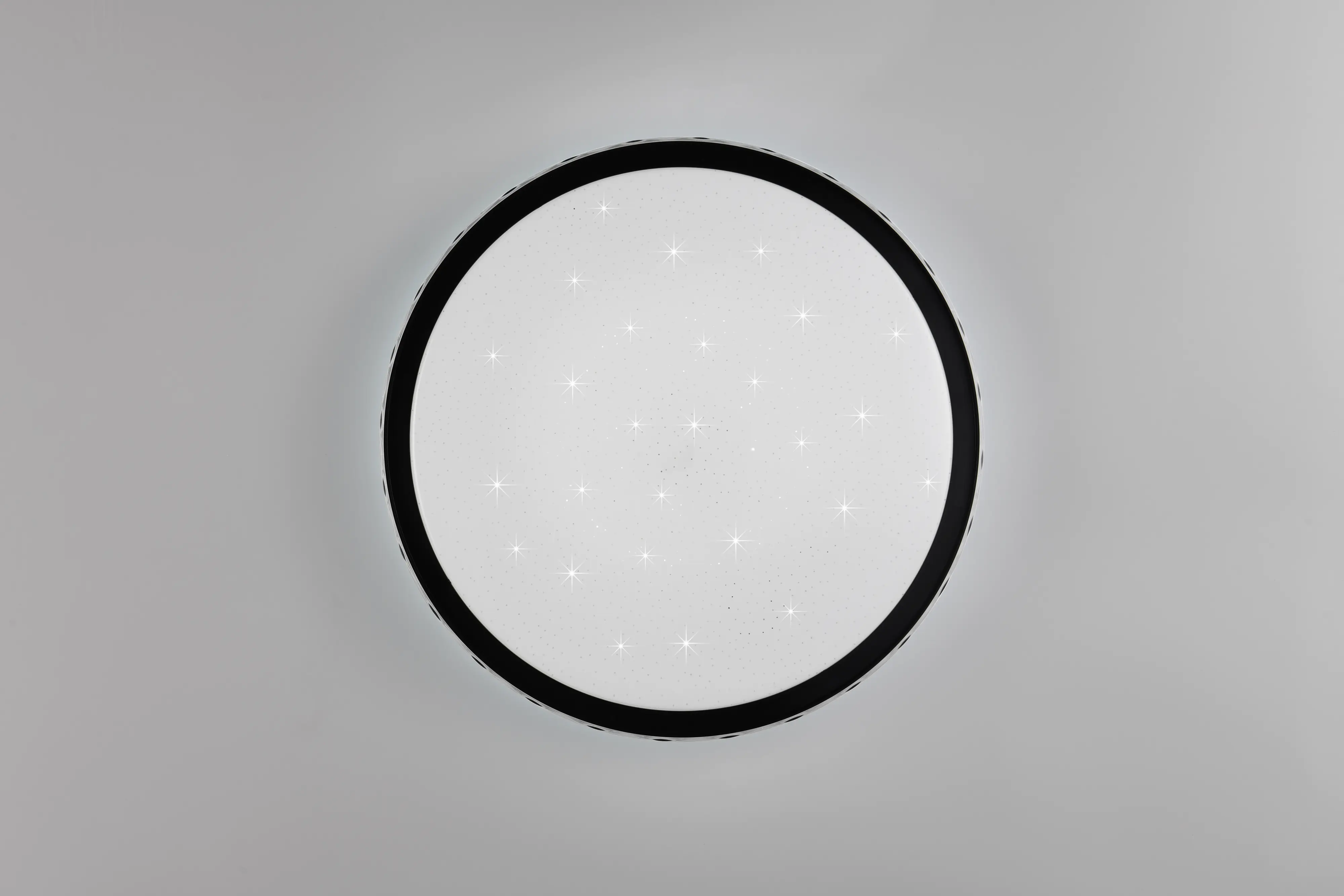 Reality LED Deckenleuchte Varda schwarz - weiß Fernbedienung