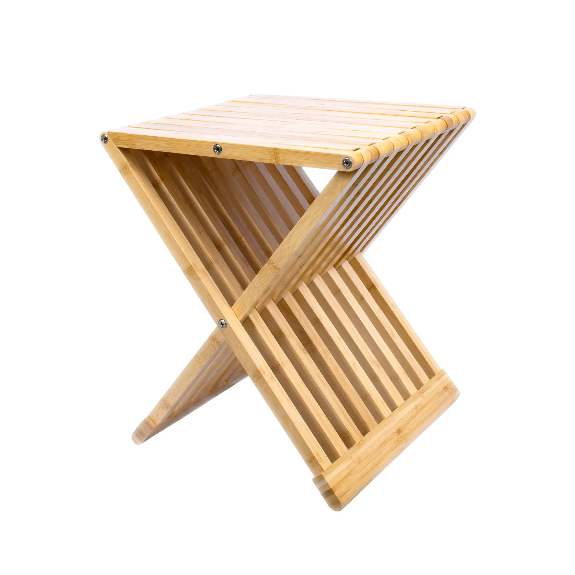 Schulte Badhocker aus Bambus klappbar 39 x 38 x 44 cm Schulte Badhocker aus Bambus klappbar 39 x 38 x 44 cm