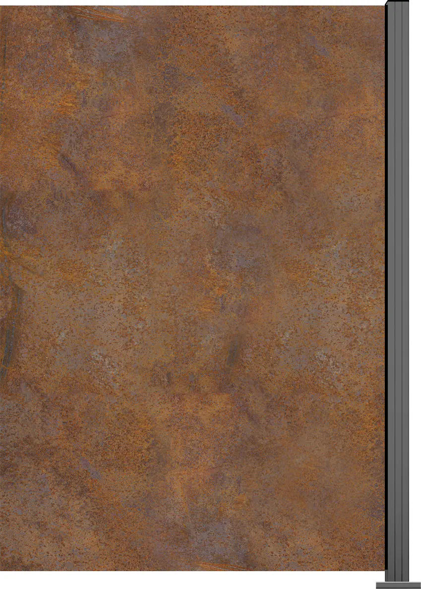 Ambiente Glaszaun Erweiterungsset Klarglas 187 x 124,2 cm mit Motivdruck grau Ambiente Glaszaun Erweiterungsset Klarglas 187 x 124,2 cm mit Motivdruck grau