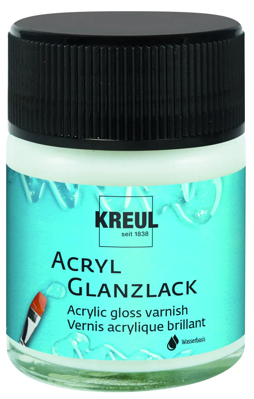 Kreul Acryl-Glanzlack auf Wasserbasis transparent 50 ml Kreul Acryl-Glanzlack auf Wasserbasis transparent 50 ml