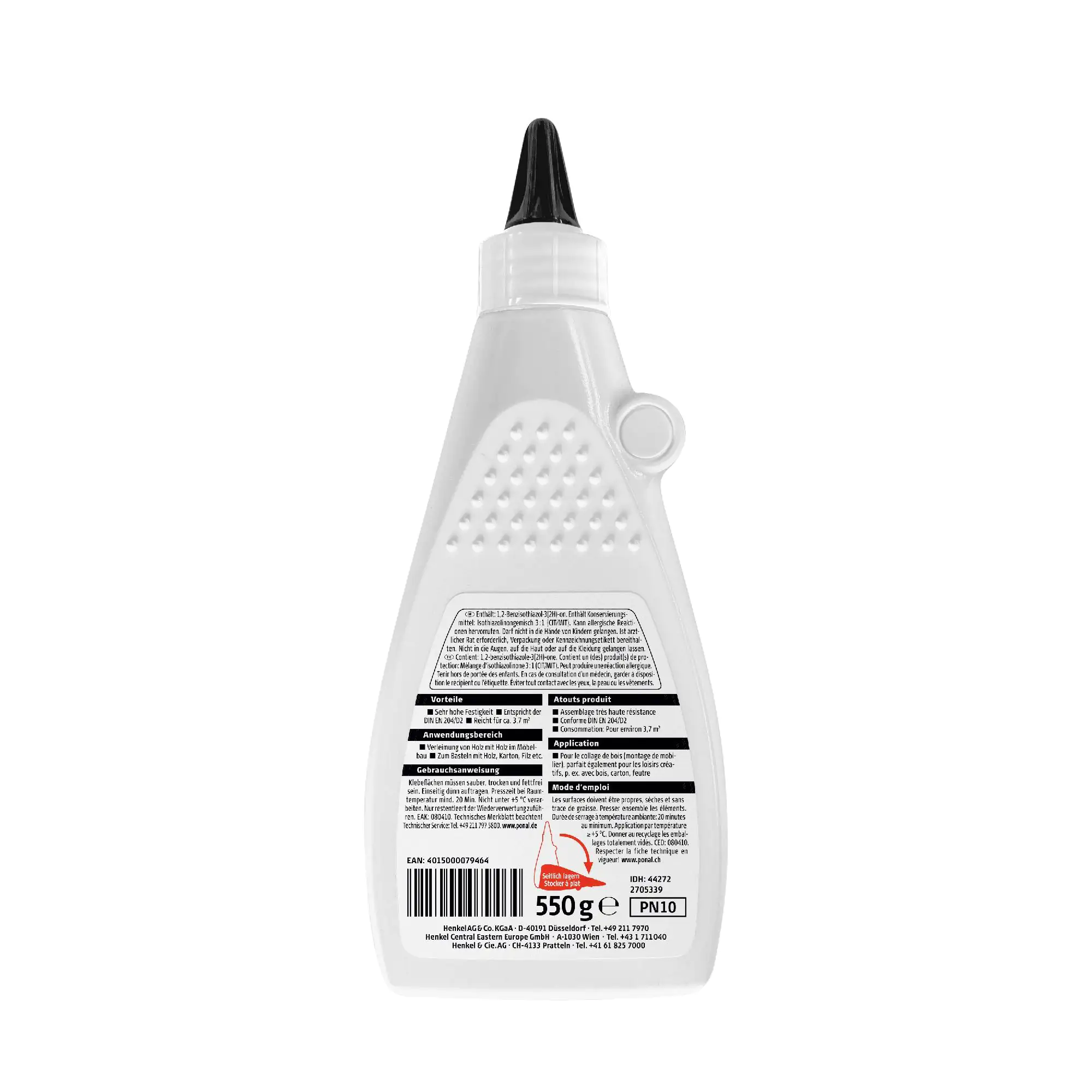 Ponal Holzleim Classic 550 g Flasche, trocknet transparent Ponal Holzleim Classic 550 g Flasche, trocknet transparent