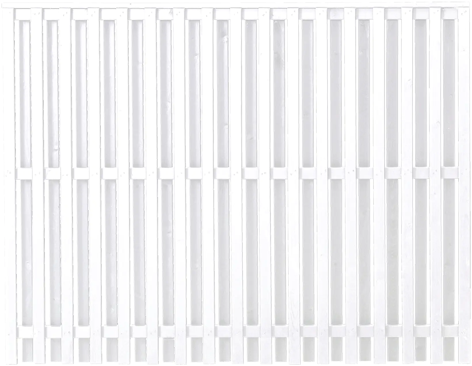 Plus Zaun Nagano 180 x 140 cm RAL 9010 Weiß