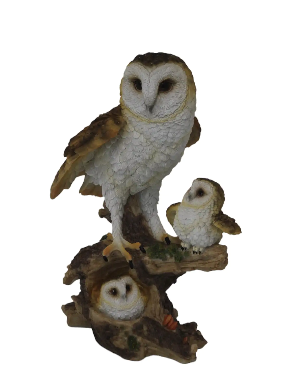 Figur Eule  Polyresin 30,5 x 14 x 24,5 cm braun