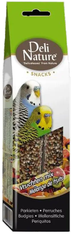 Deli Nature Snack für Wellensittiche mit Früchtemix 60g