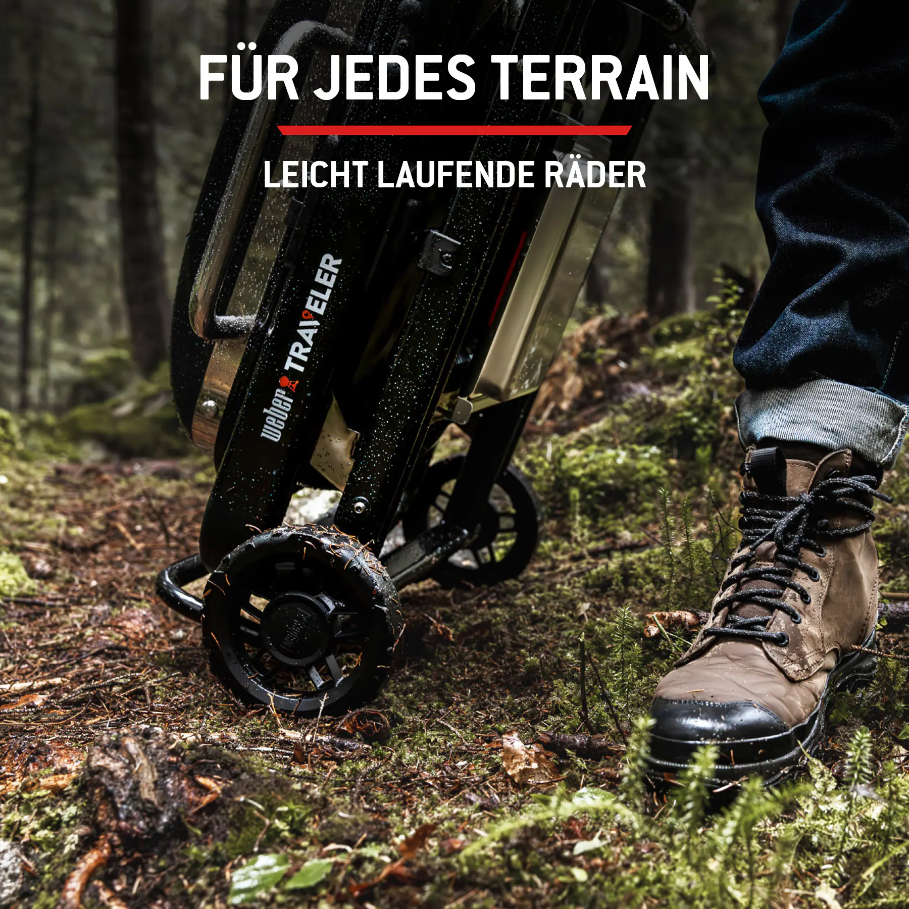 Weber Gasgrill Traveler Compact Grillfläche: 52 x 36 cm