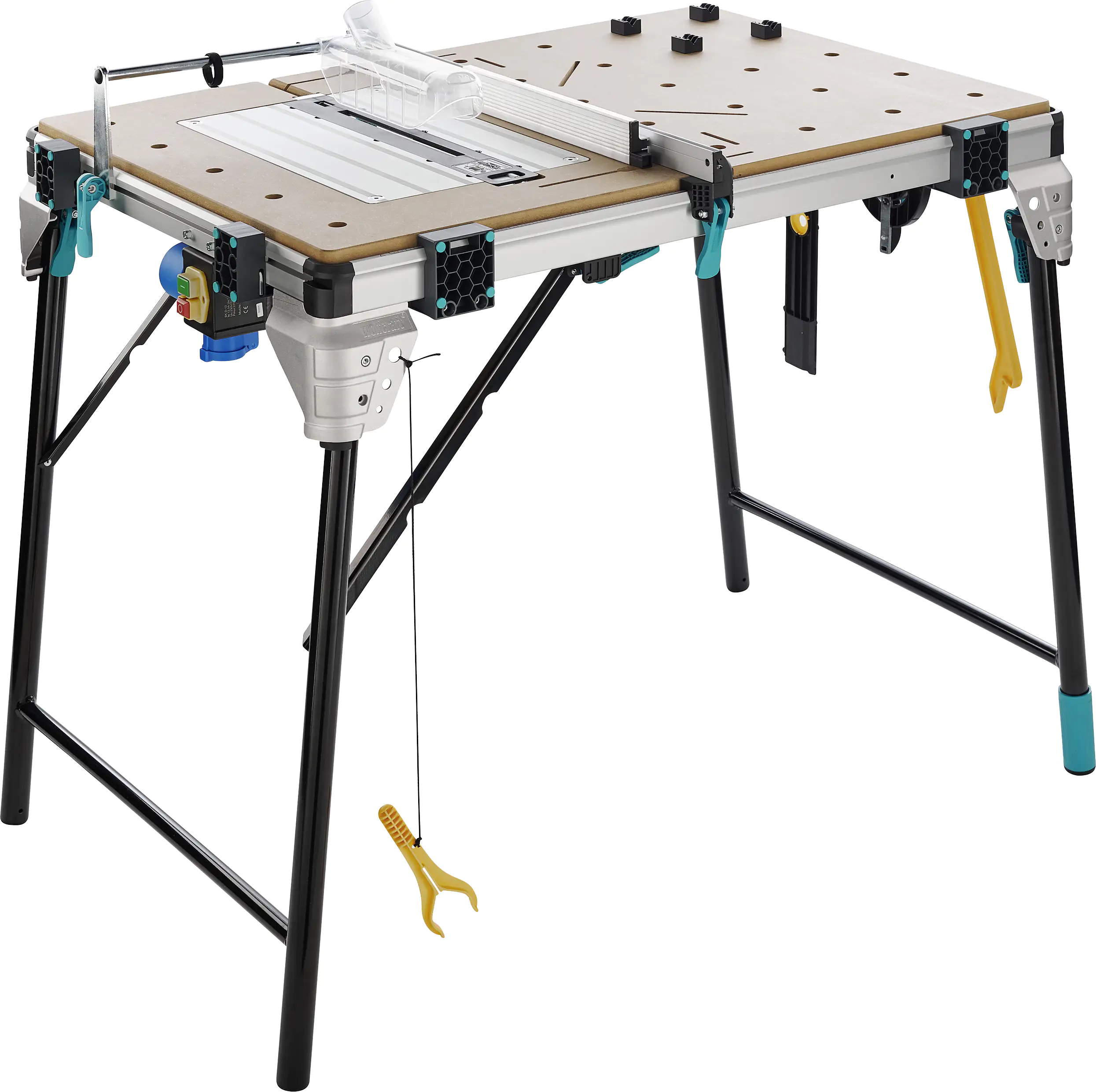 4006885691803_2999587 Wolfcraft Maschinenspanntisch Master Cut 2600 für Sägen und Fräsen