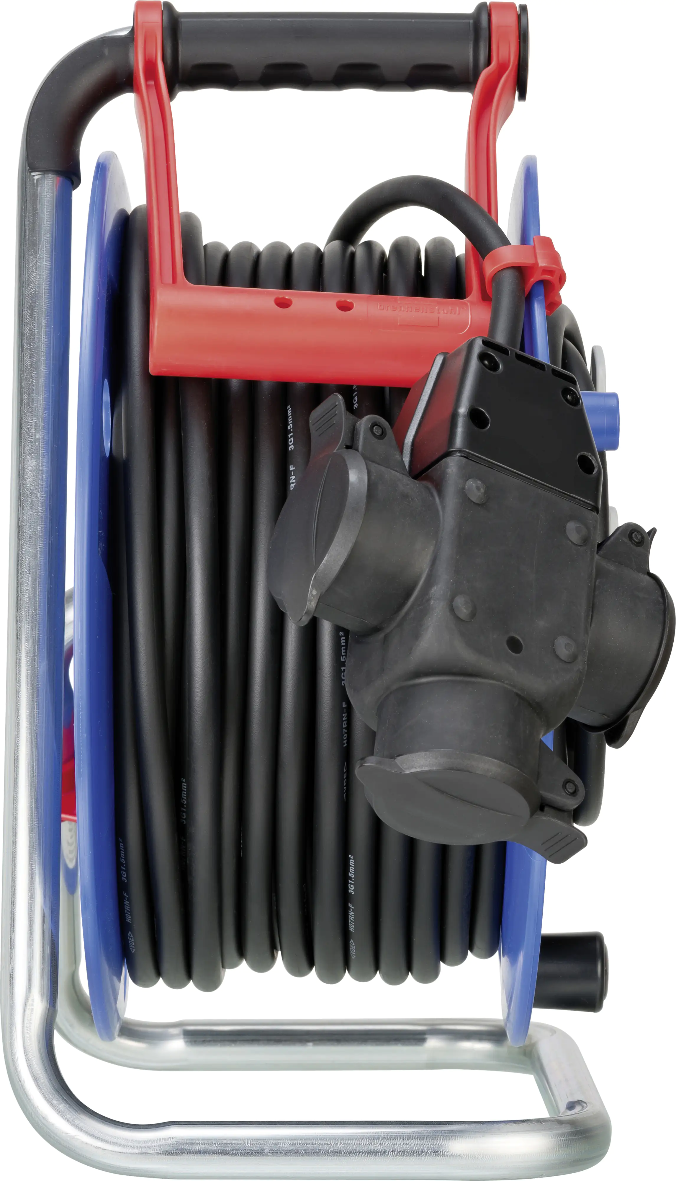 Brennenstuhl Garten-Kabeltrommel Außen 38+2m H07RN-F3G1.5 , schwarz