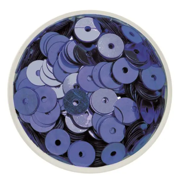 Glorex Paillettenscheiben 6 mm 7 g, dunkelblau