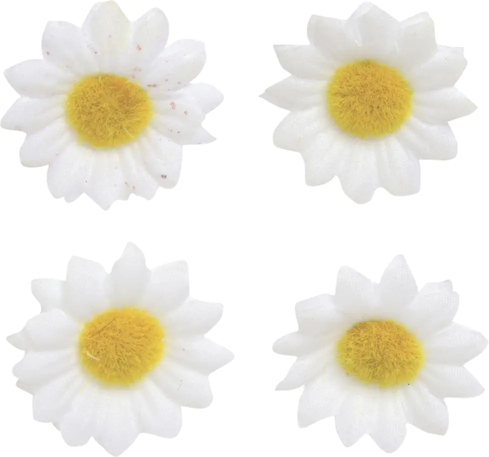 7610877290164 Glorex Streu Margerite weiß 18 Stück