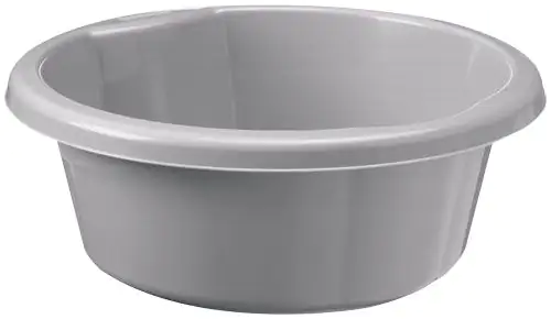 Sunware Schüssel Waterline 9 L silber 38 x 38 x 14 cm