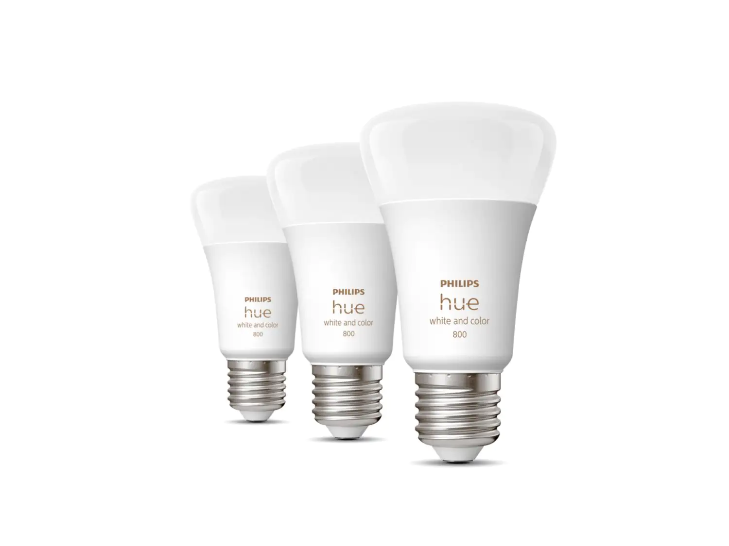 Philips Hue LED Leuchtmittel 3er-Set White & Color Ambiance RGBW E27 6,5 W