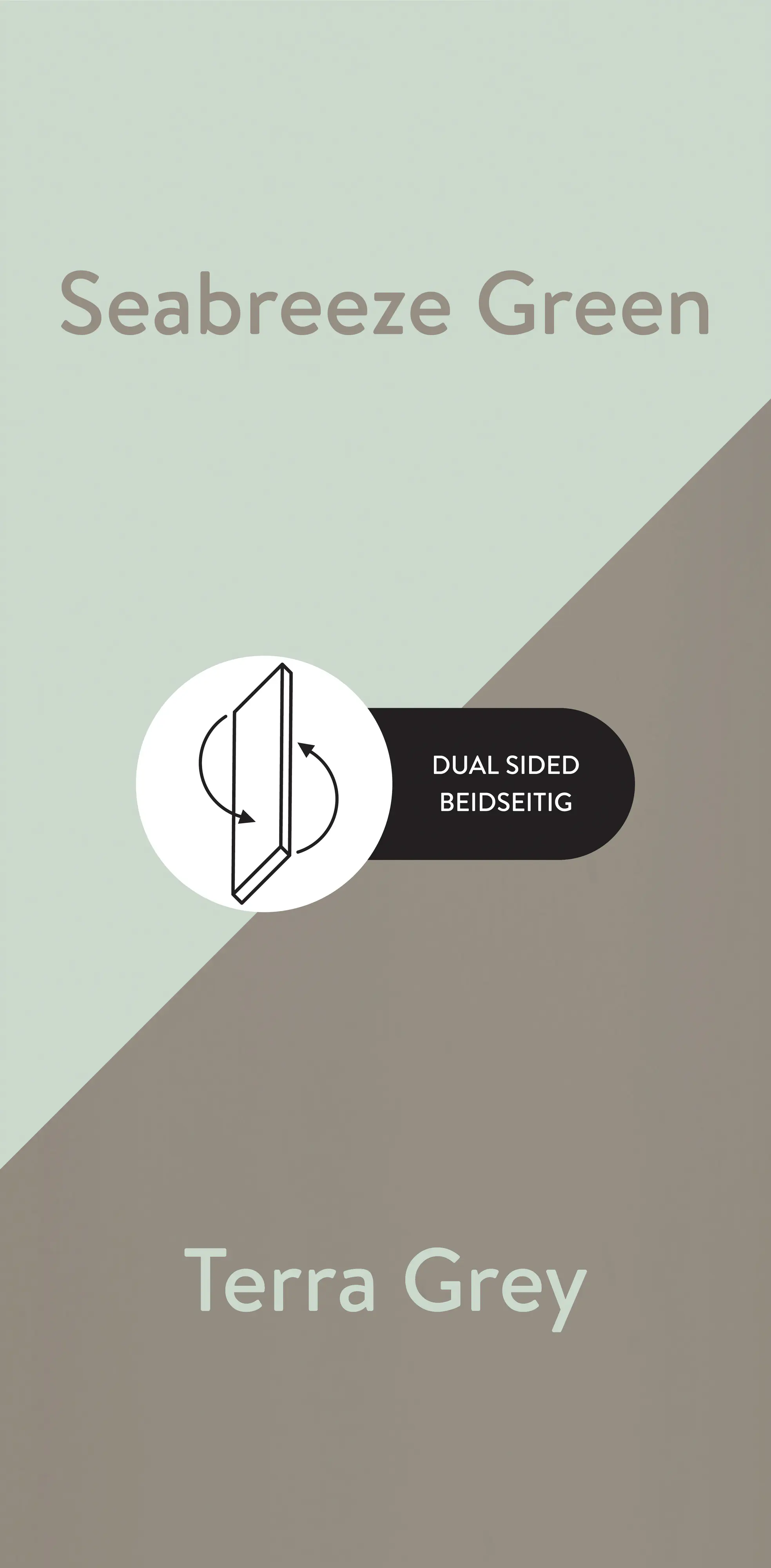 Wetwall Alloy Duschrückwand Terra Grey/Seabreeze Green 90 x 244 cm