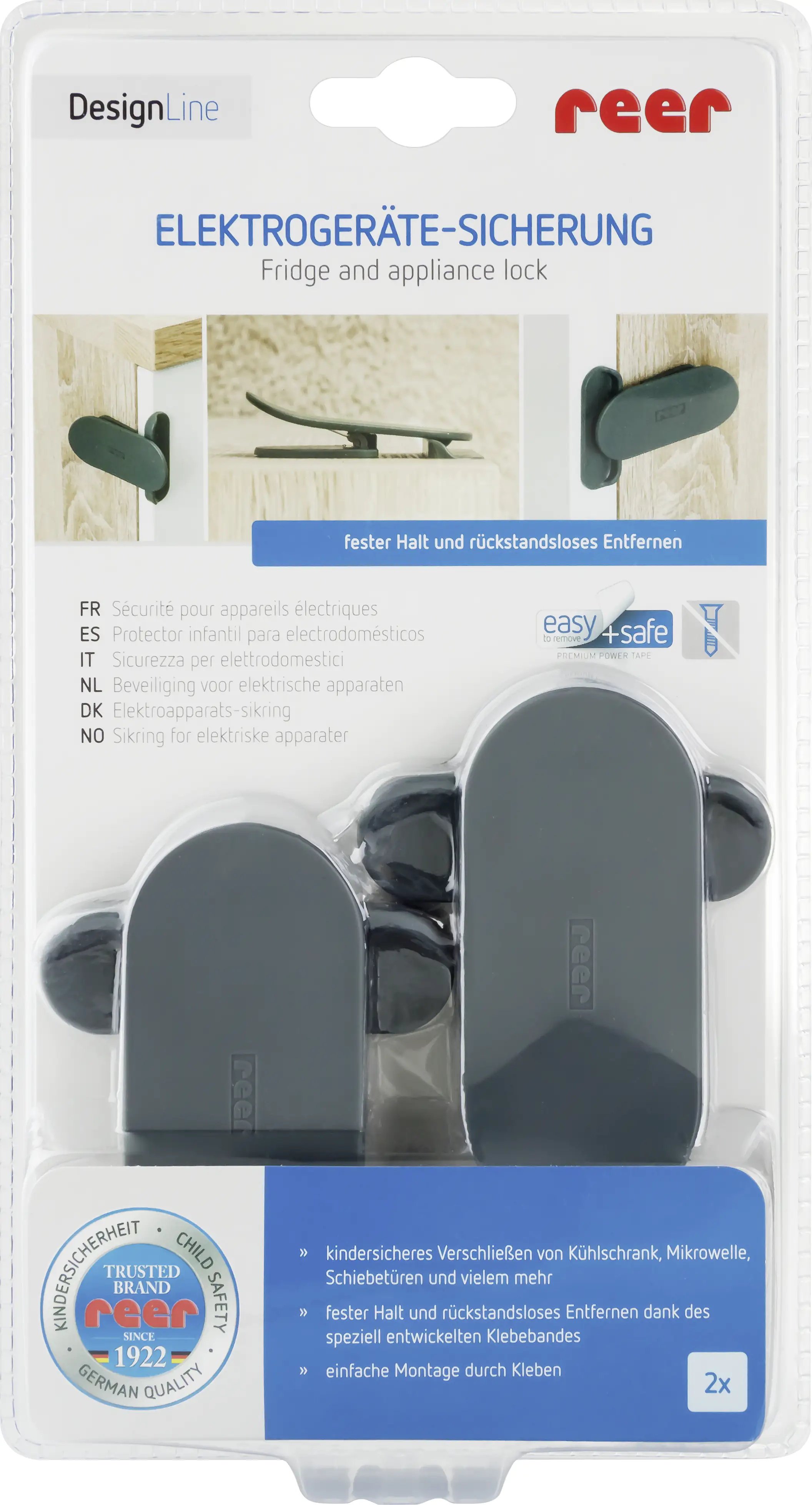 4013283780114_875028 Reer Elektrogerätesicherung DesignLine anthrazit