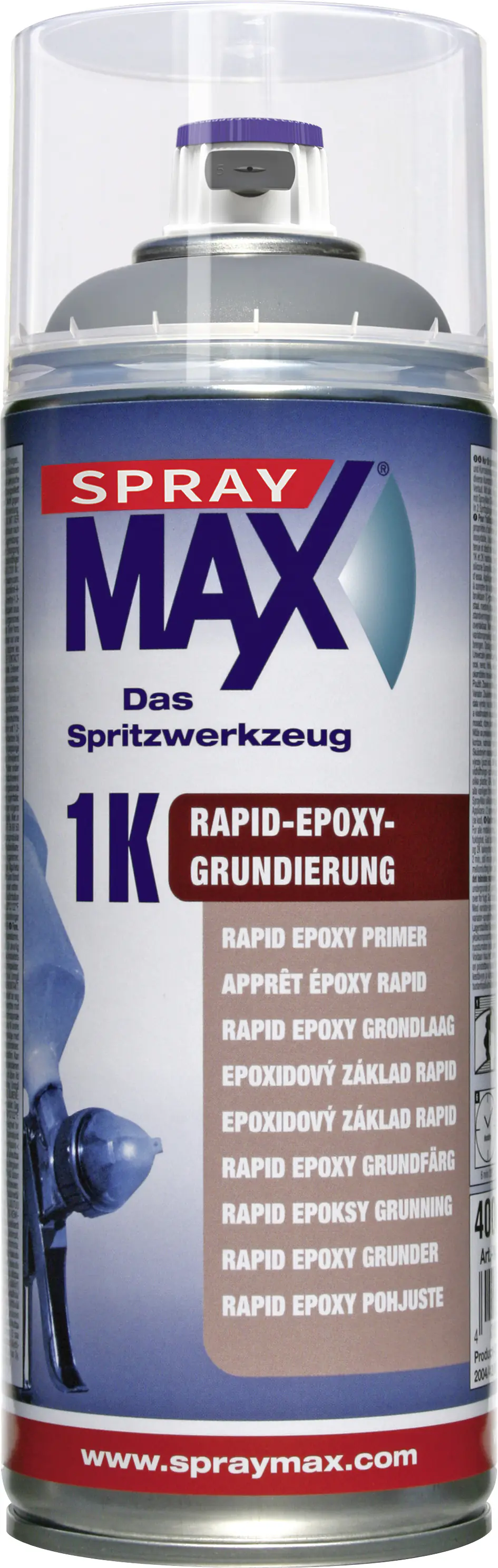 SprayMAX 1K Rapid-Epoxy Grundierung grau 400ml