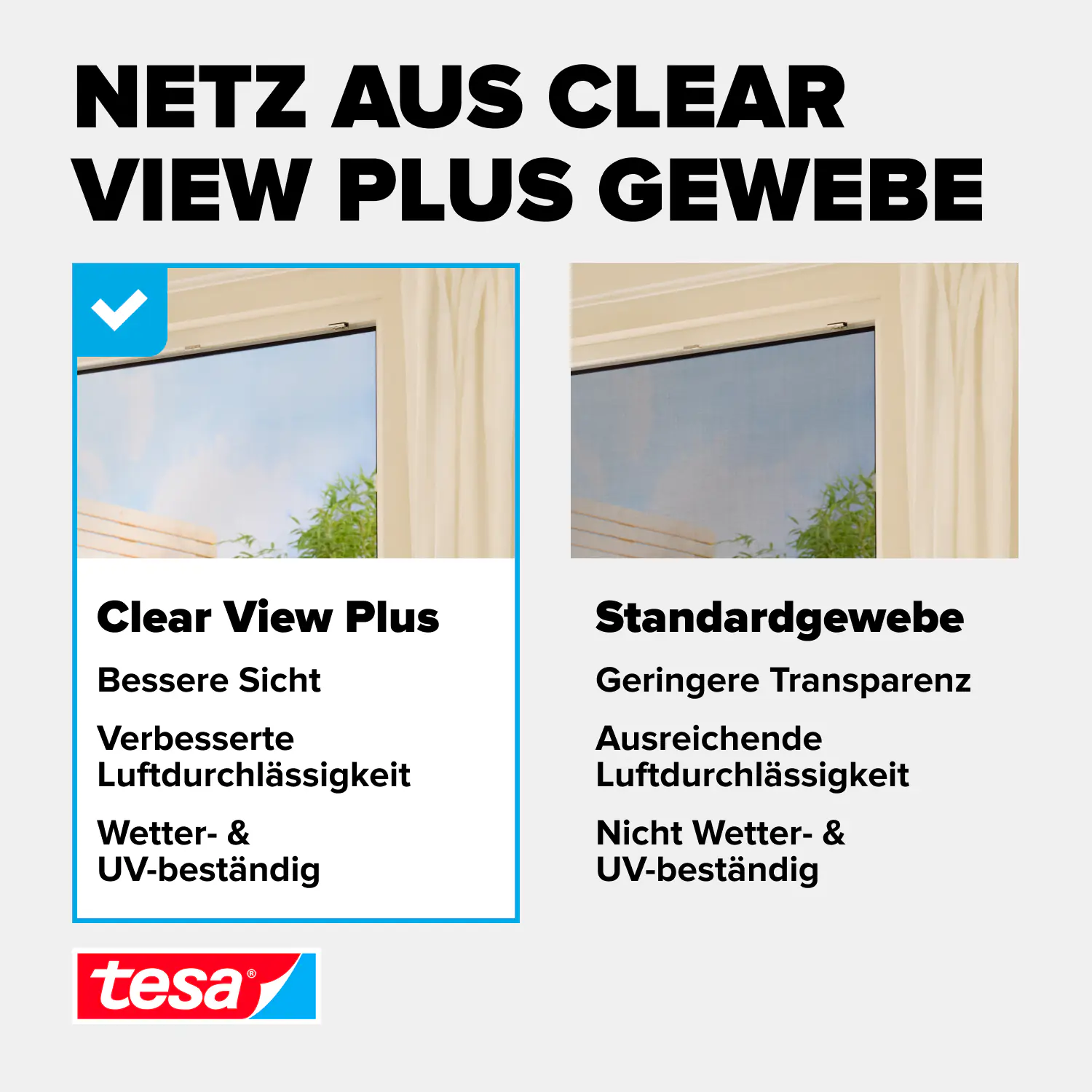 tesa Fliegenschutz-Tür FALT 100 x 220 cm anthrazit/weiß kürzbar