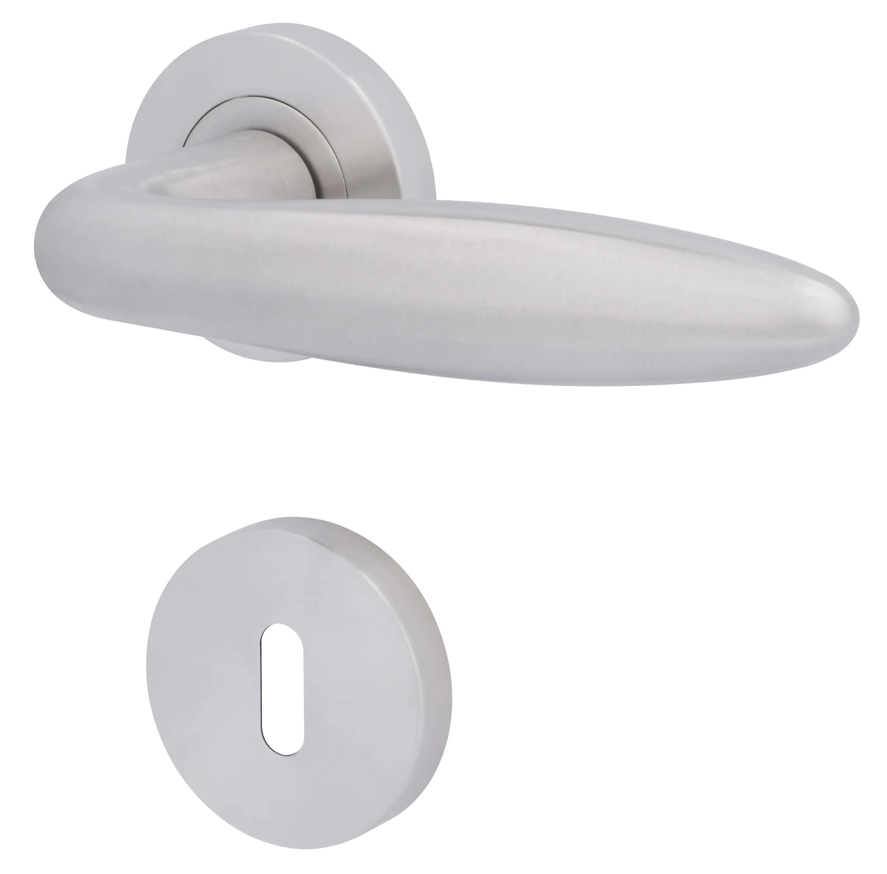 Alpertec BB-Rosettengarnitur Athen Edelstahl silber rund Alpertec BB-Rosettengarnitur Athen Edelstahl silber rund