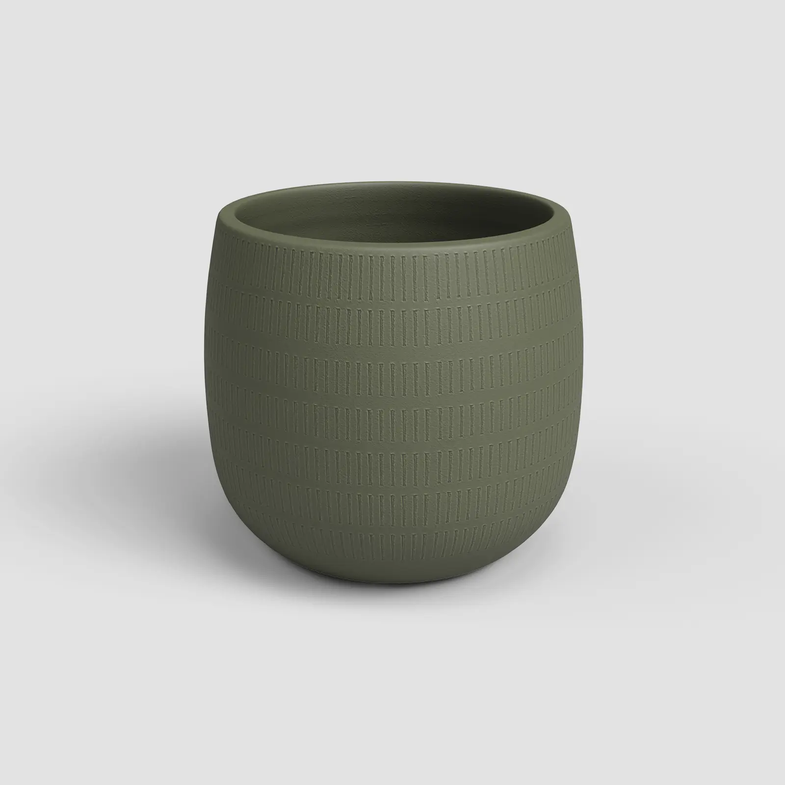 Artevasi Übertopf Aura Keramik Ø 25 x 22 cm olivgrün