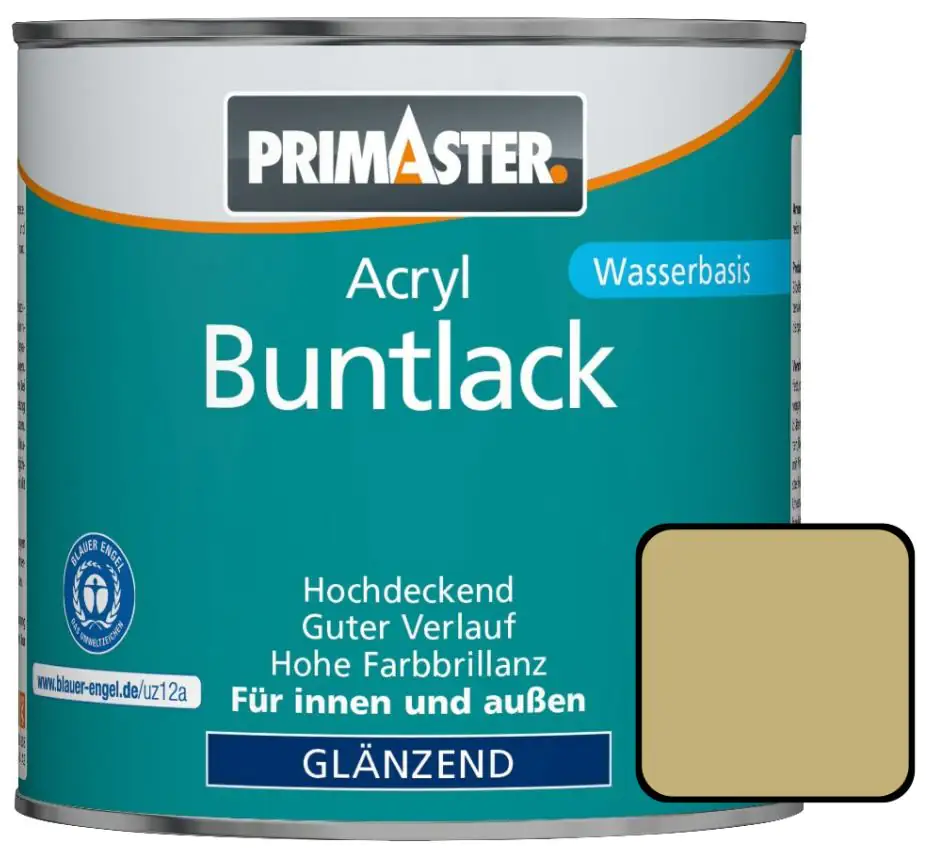 Primaster Acryl Buntlack RAL 1001 750 ml beige glänzend