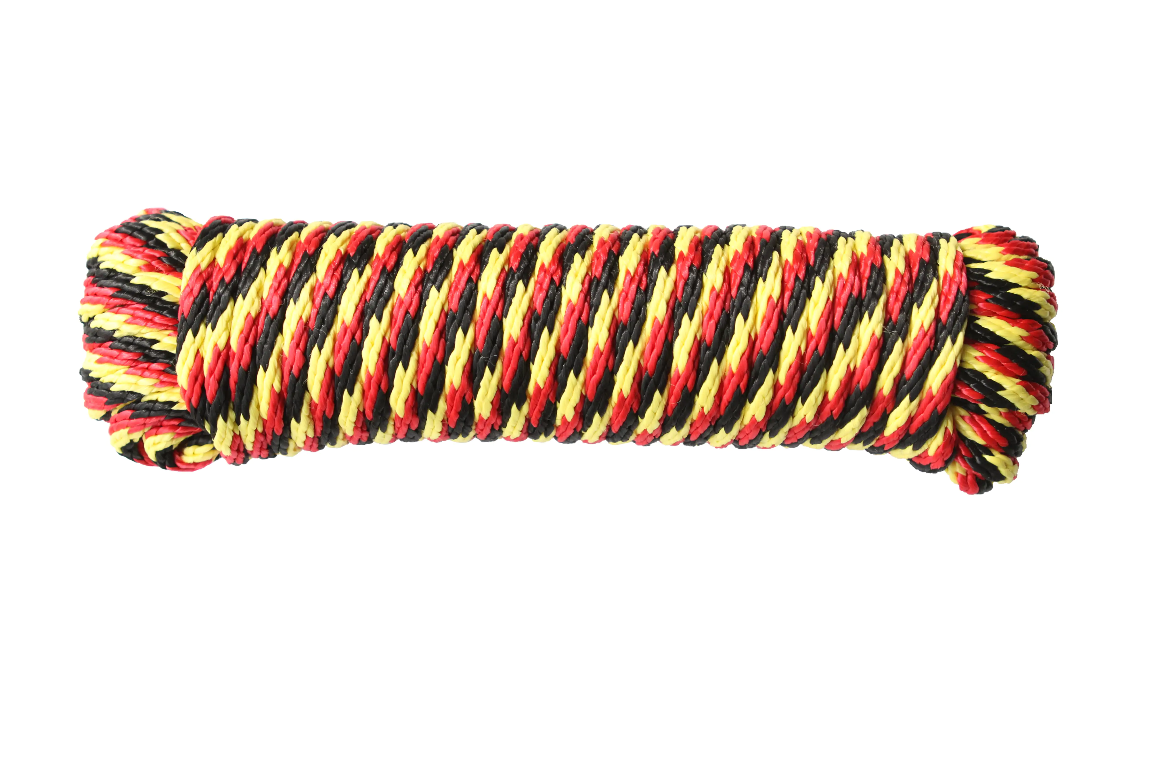 TrendLine Seil Ø 6 mm x 15 m schwarz-rot-gelb TrendLine Seil Ø 6 mm x 15 m schwarz-rot-gelb