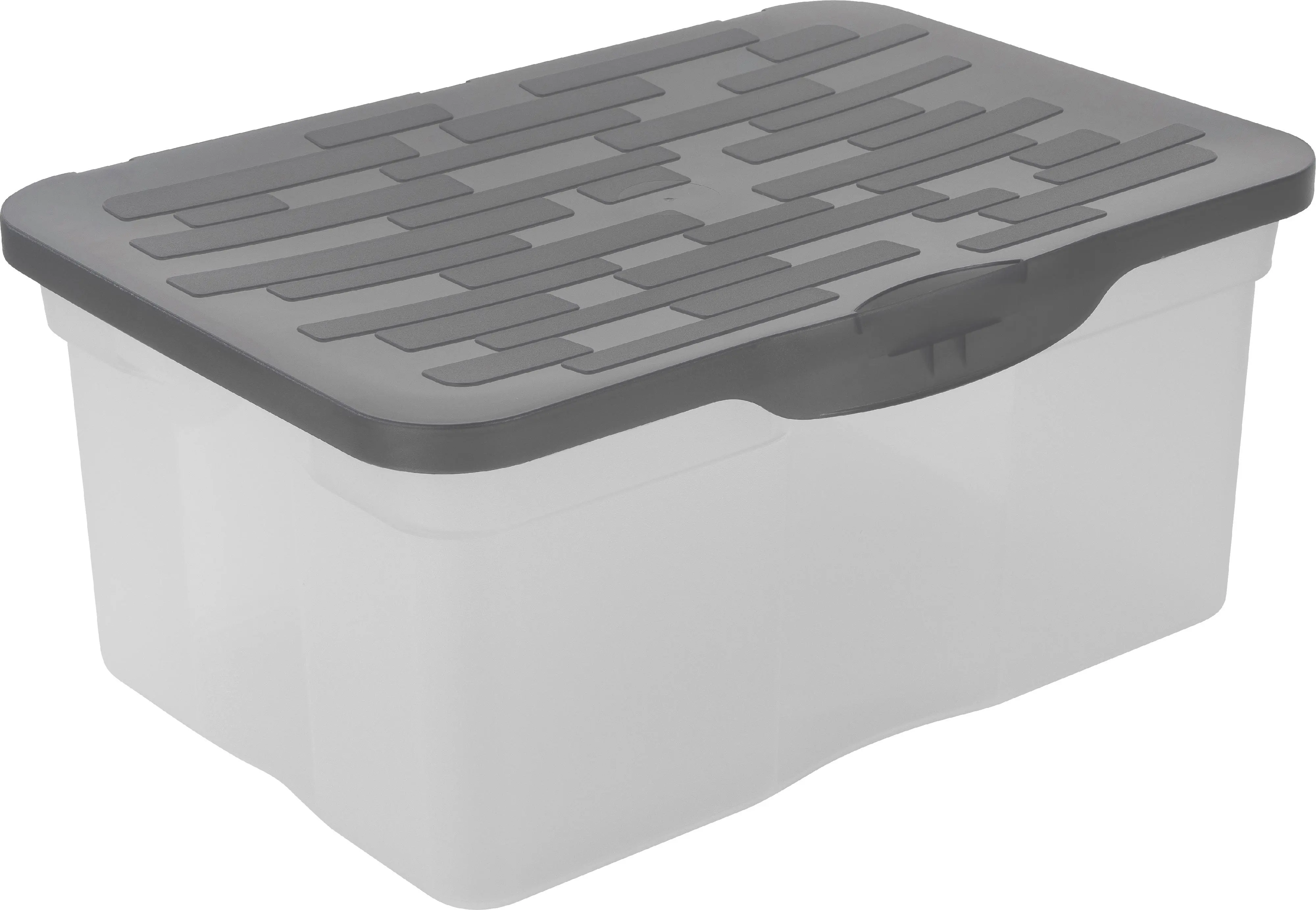 Rotho Aufbewahrungsbox Ranger A4 13 L transparent/anthrazit Rotho Aufbewahrungsbox Ranger A4 13 L transparent/anthrazit