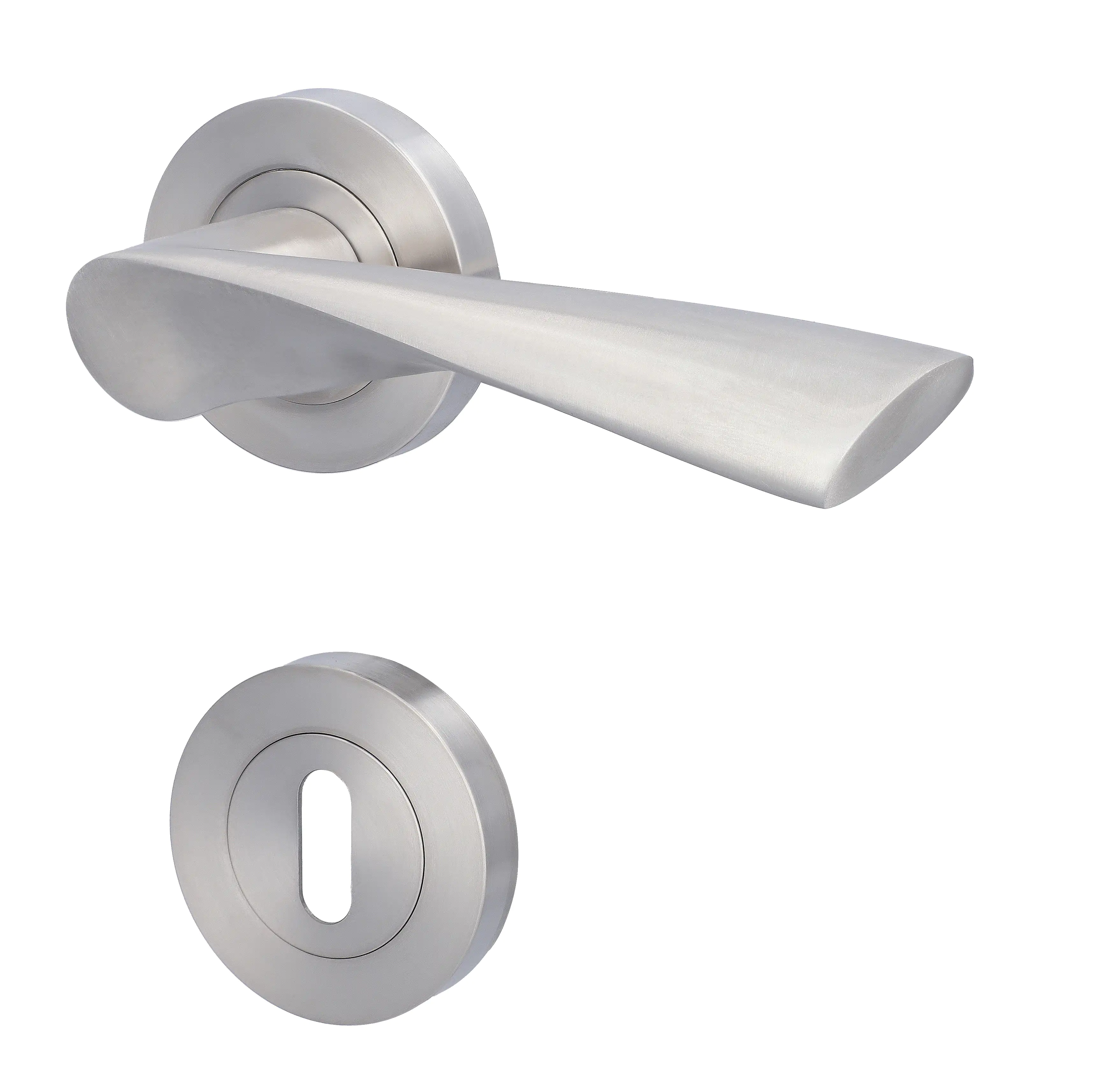 Alpertec BB-Rosettengarnitur Palma Edelstahl silber rund Alpertec BB-Rosettengarnitur Palma Edelstahl silber rund