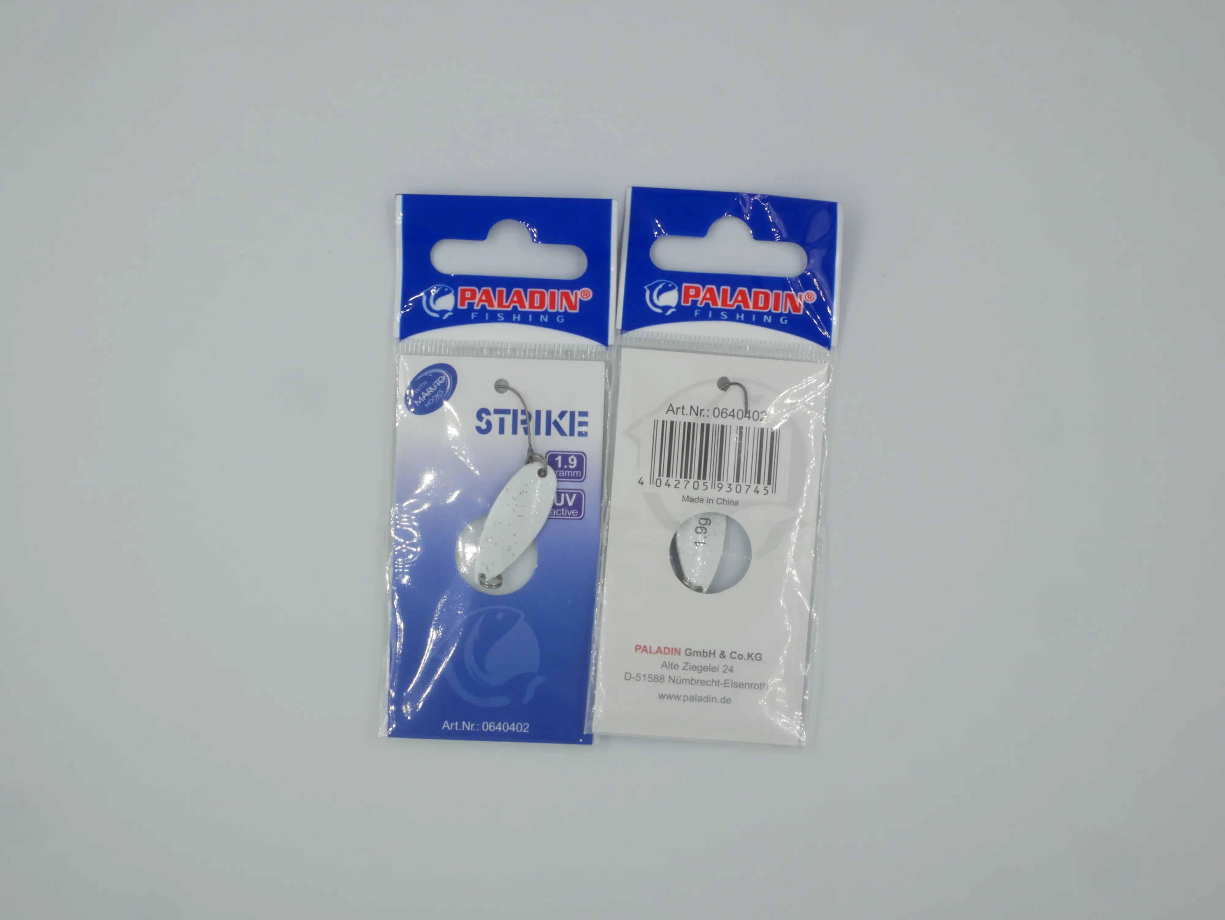 Paladin Trout Spoon IV weiß-glitter 1,9g Paladin Trout Spoon IV weiß-glitter 1,9g