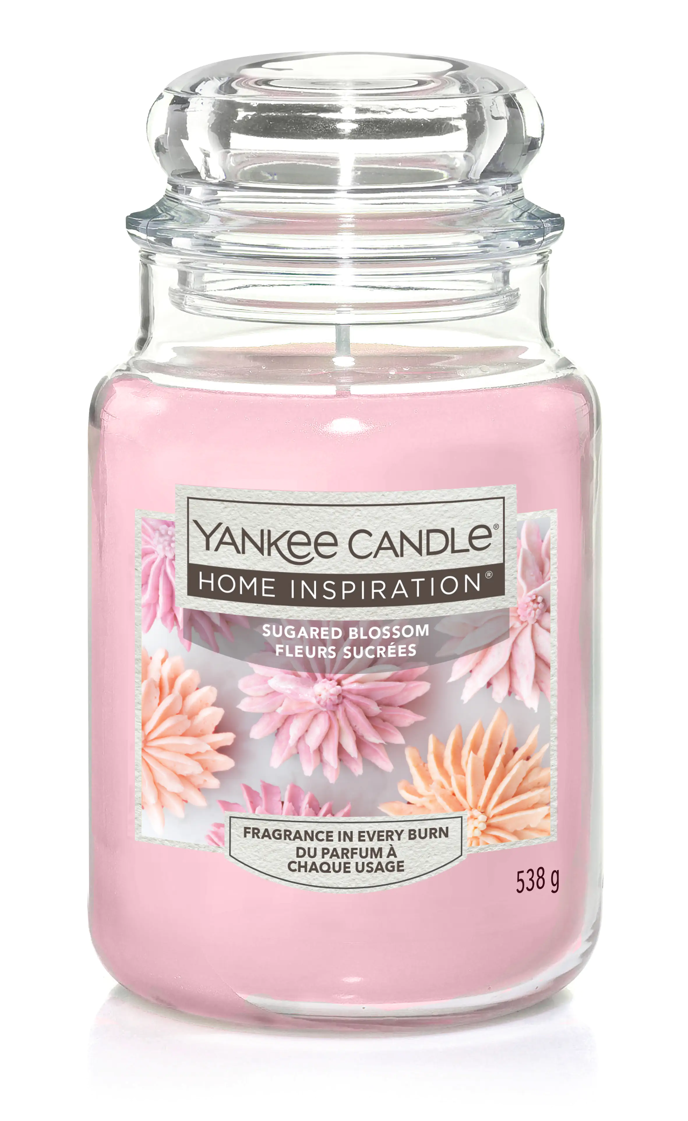 Yankee Candle Duftkerze Großes Glas Sugared Blossom 538 g, rosa Yankee Candle Duftkerze Großes Glas Sugared Blossom 538 g, rosa