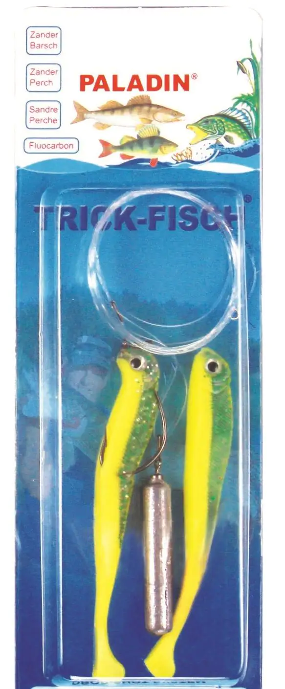 Paladin Drop Shot System Barsch Forelle gelb Barsch-Forelle/gelb/8g/4cm