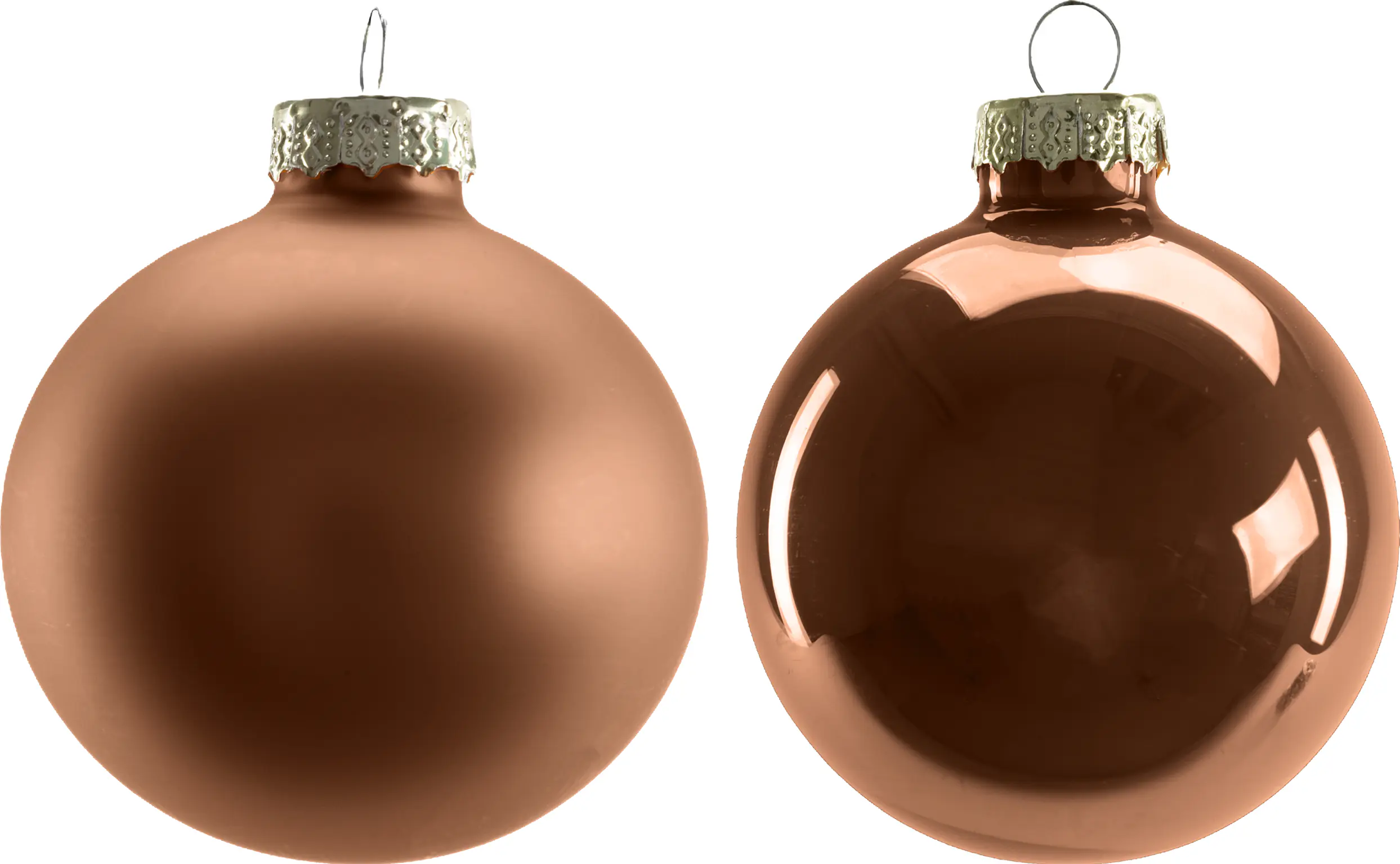 TrendLine Weihnachtskugeln aus Glas Ø 6 cm espresso 20 Stück