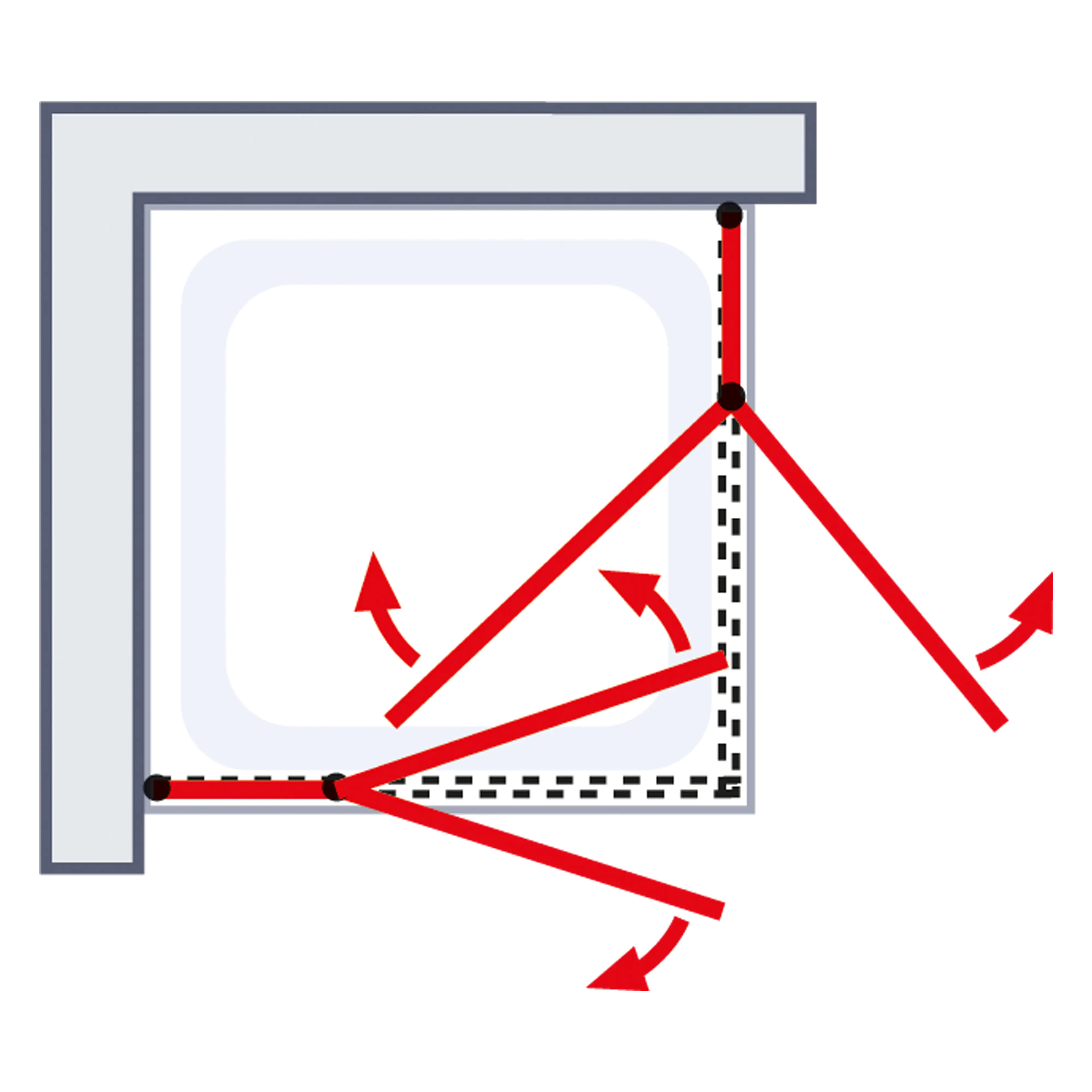 4060991061240_6 Schulte Eckeinstieg 4-tlg. 100 x 100 cm Toura