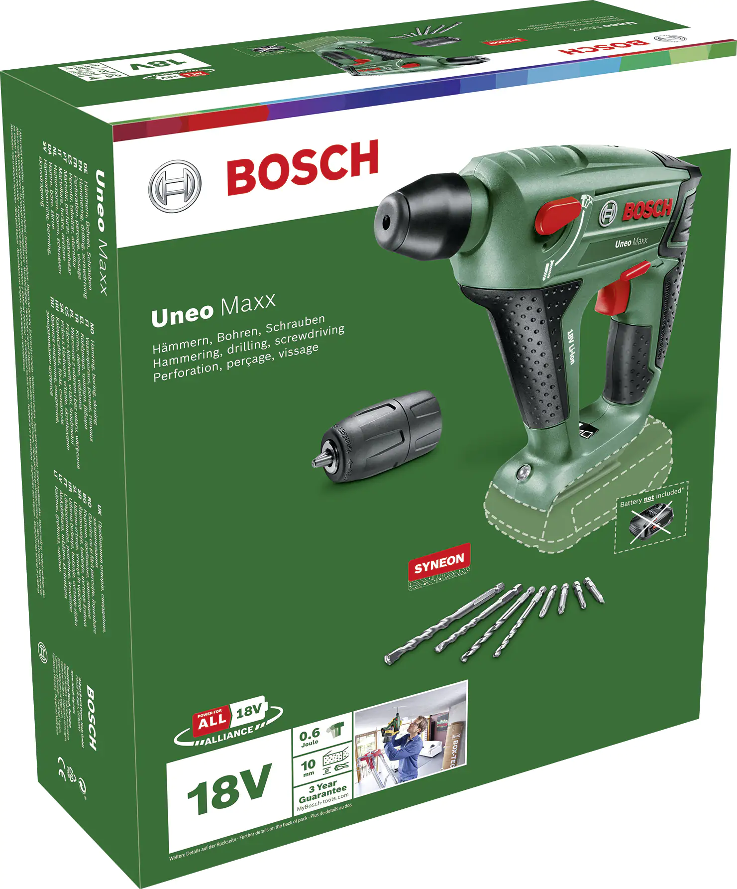 Bosch Akku-Bohrhammer UNEO Maxx 18 V 2.5 Ah Solo Bosch Akku-Bohrhammer UNEO Maxx 18 V 2.5 Ah Solo