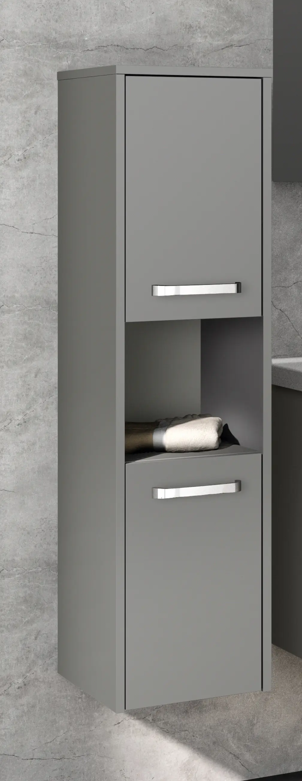 Pelipal Midischrank Berlin quarzgrau 115 x 30 x 33 cm