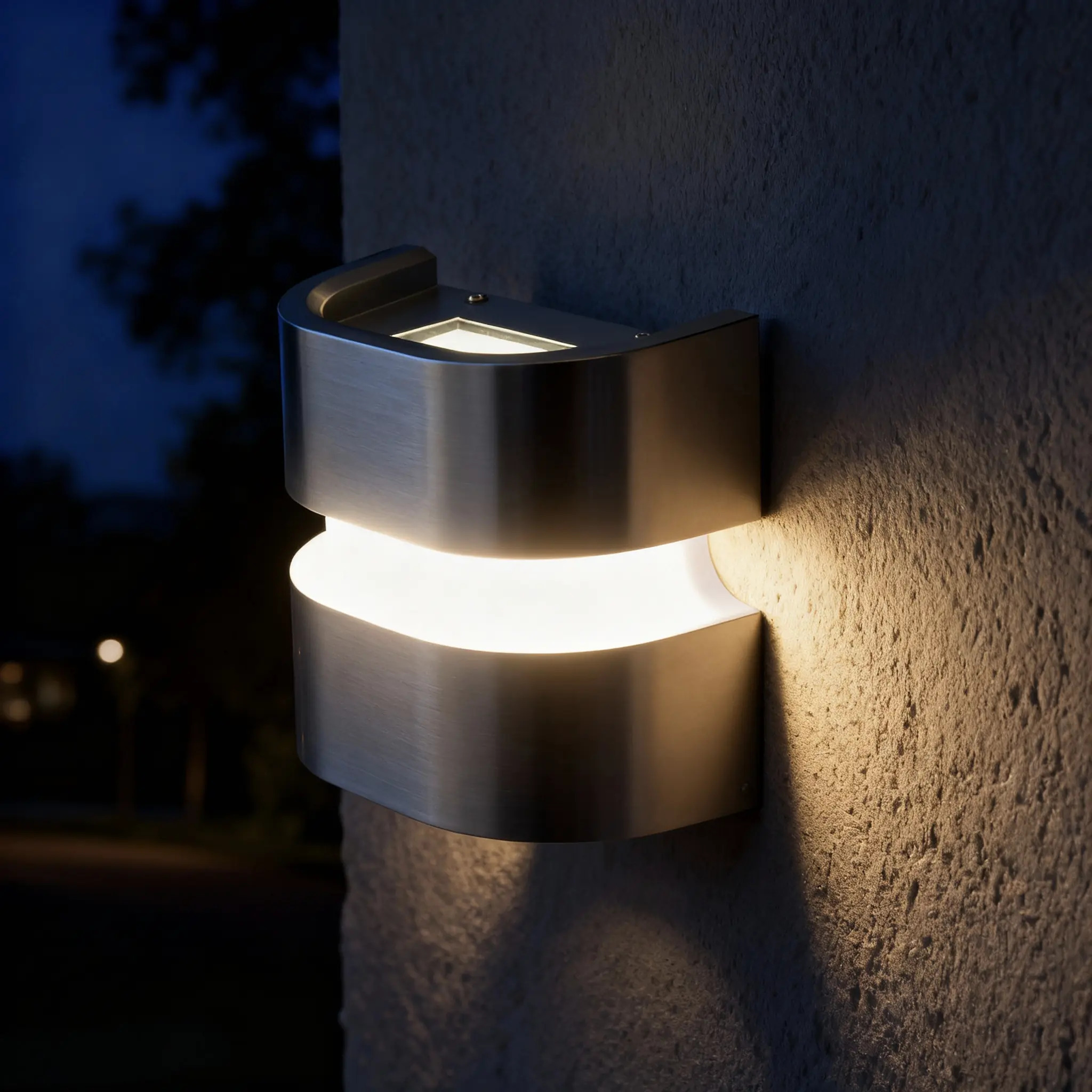 LED-Außenleuchte Java I silber
